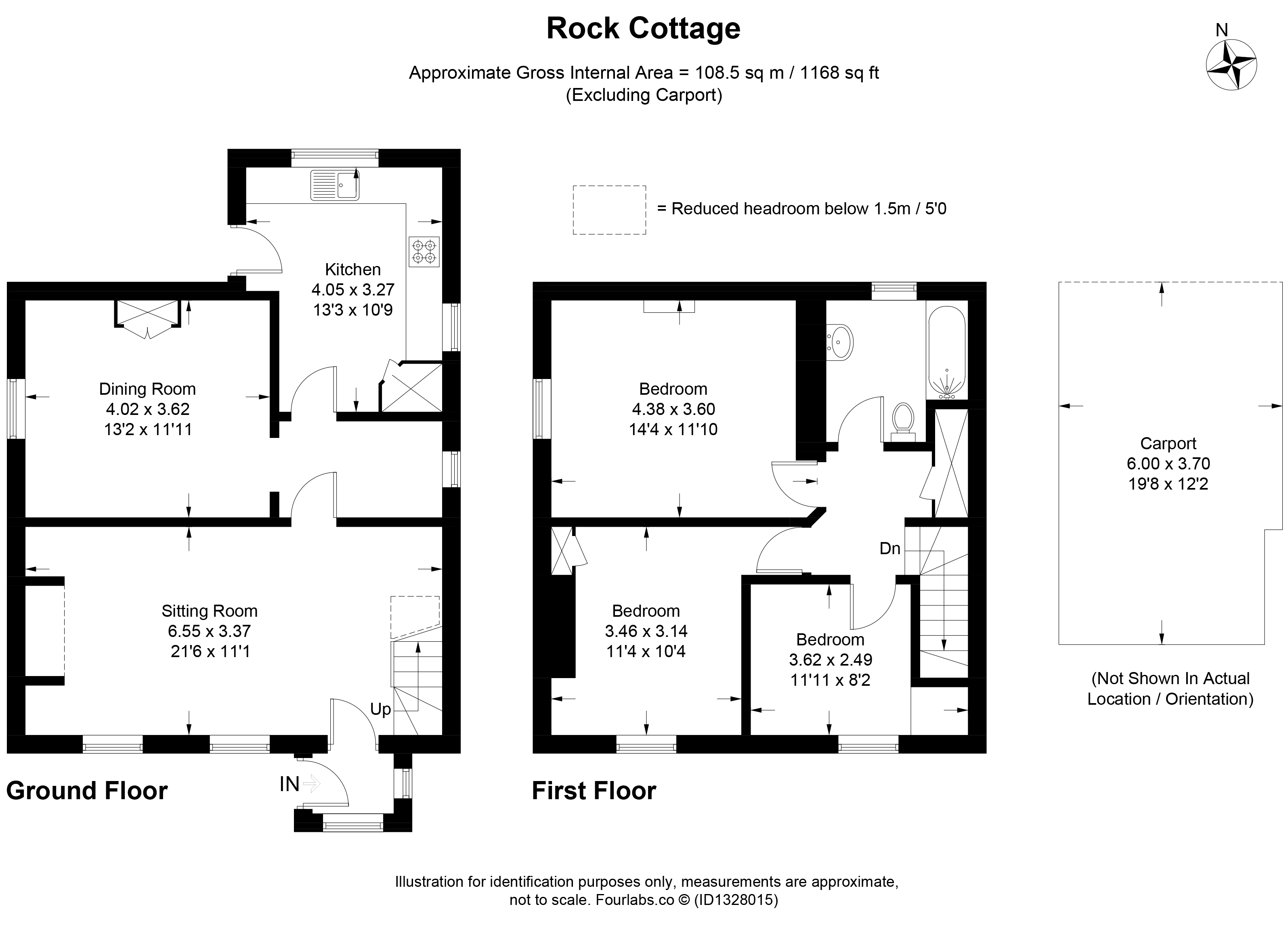 Rock Cottage,, The Quarry, Brockhampton floorplan