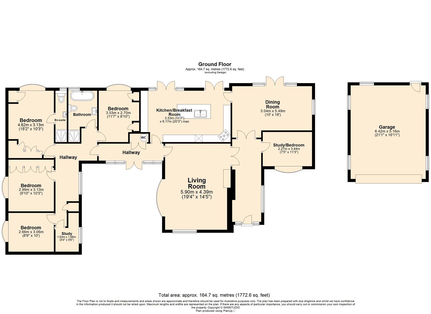 47, Hempstead Lane, Potten End floorplan