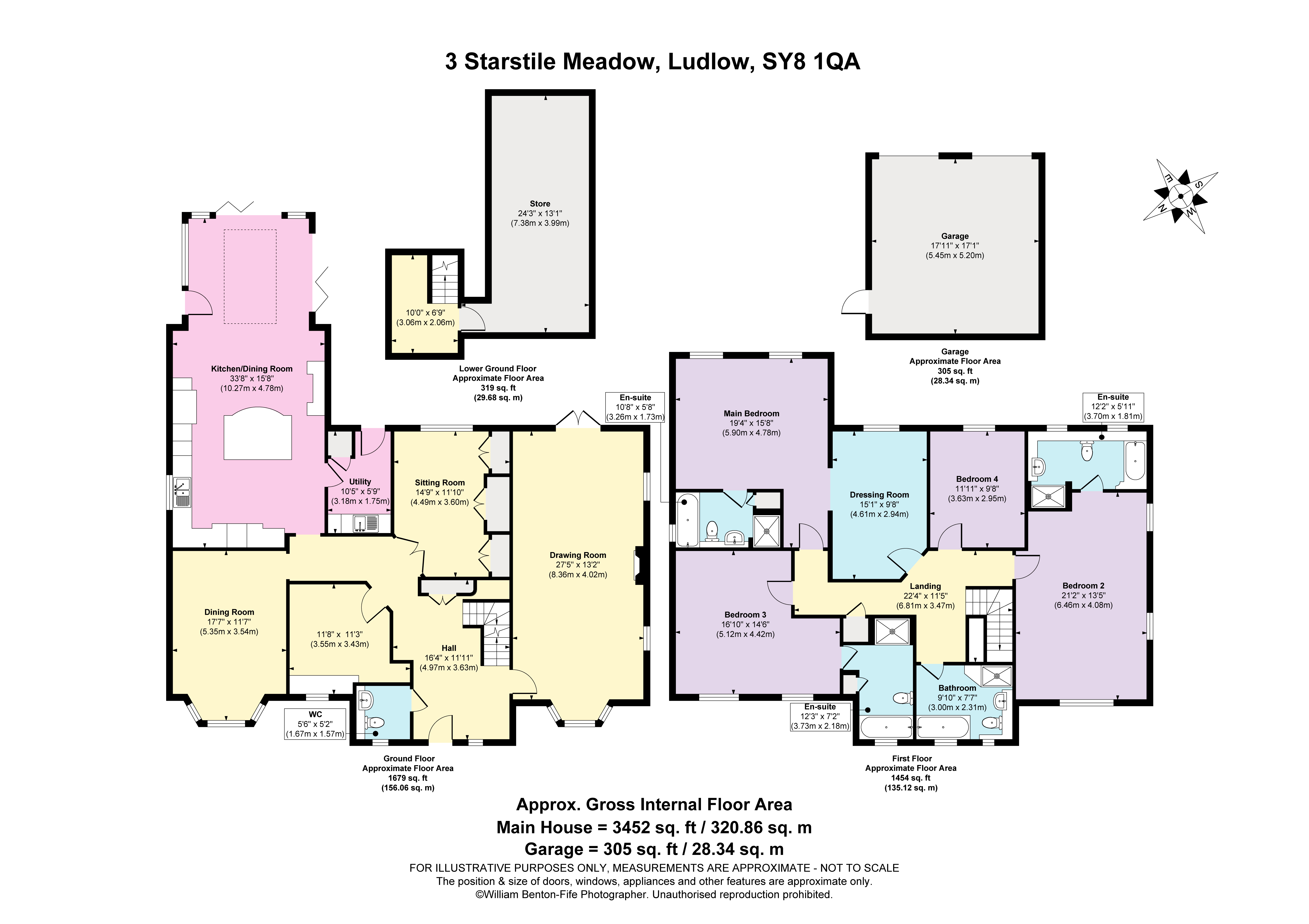 3, Starstile Meadow, Ludlow floorplan