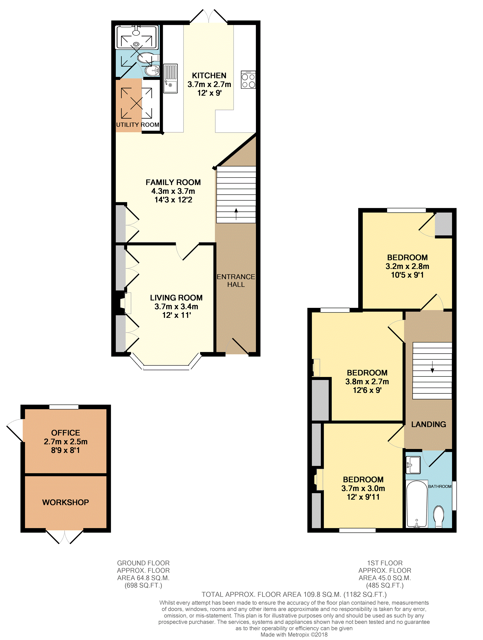 3 Bedrooms Semi-detached house for sale in Underwood Road, Haslemere GU27