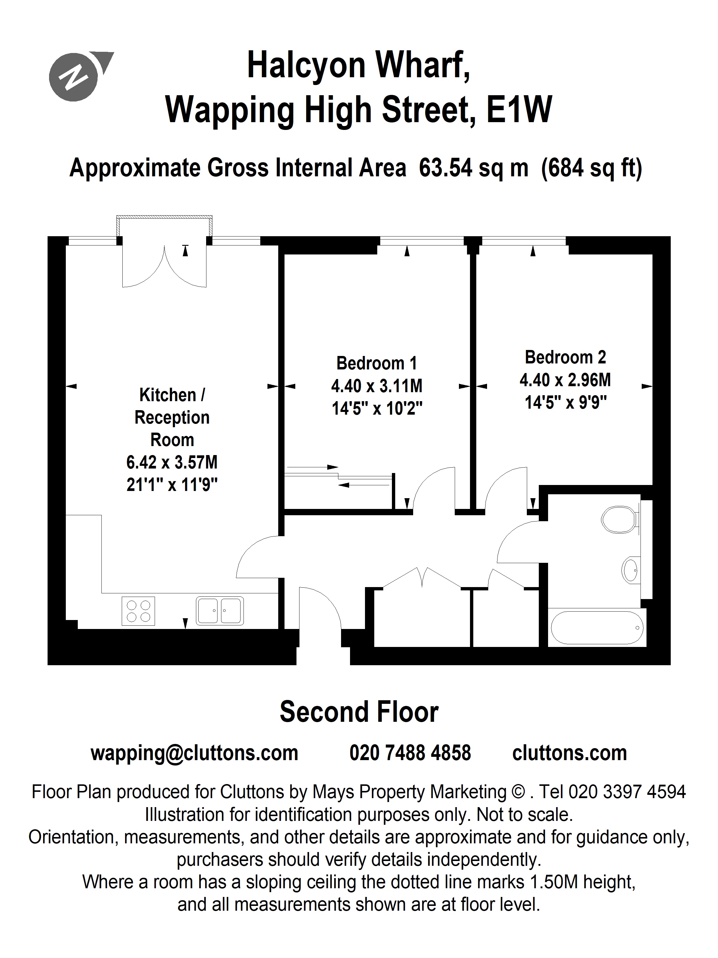 Halcyon Wharf, London floorplan