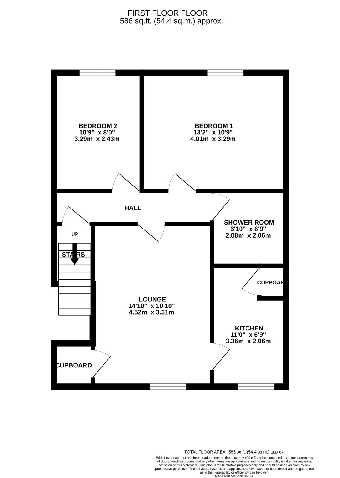 Flat 11, Chatburn Court,, Warrington Road, Warrington floorplan