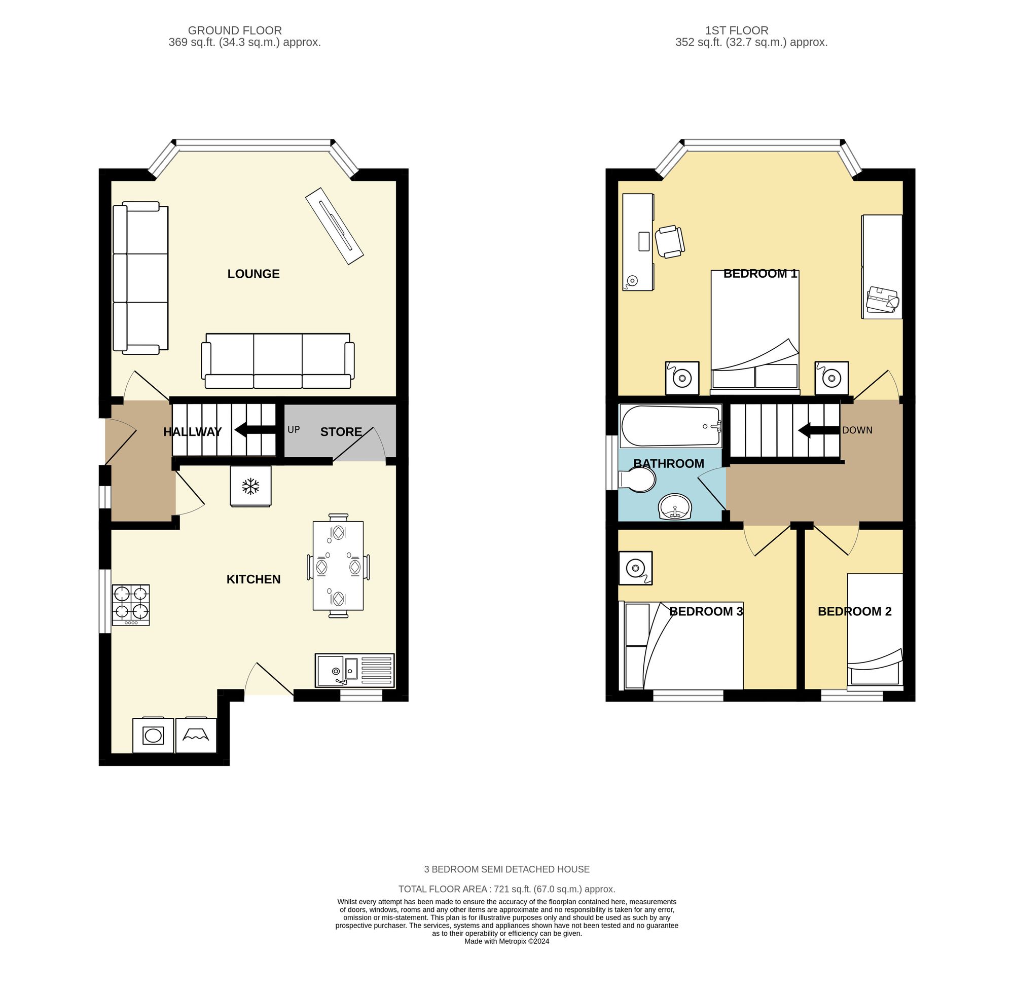 276 Alder Street, Huddersfield floorplan
