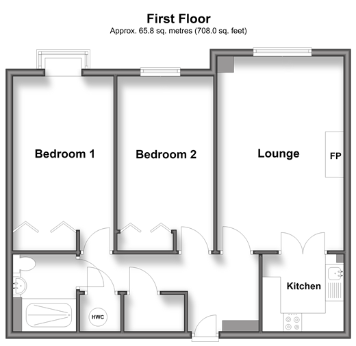 Woodbury Lane, Tenterden floorplan