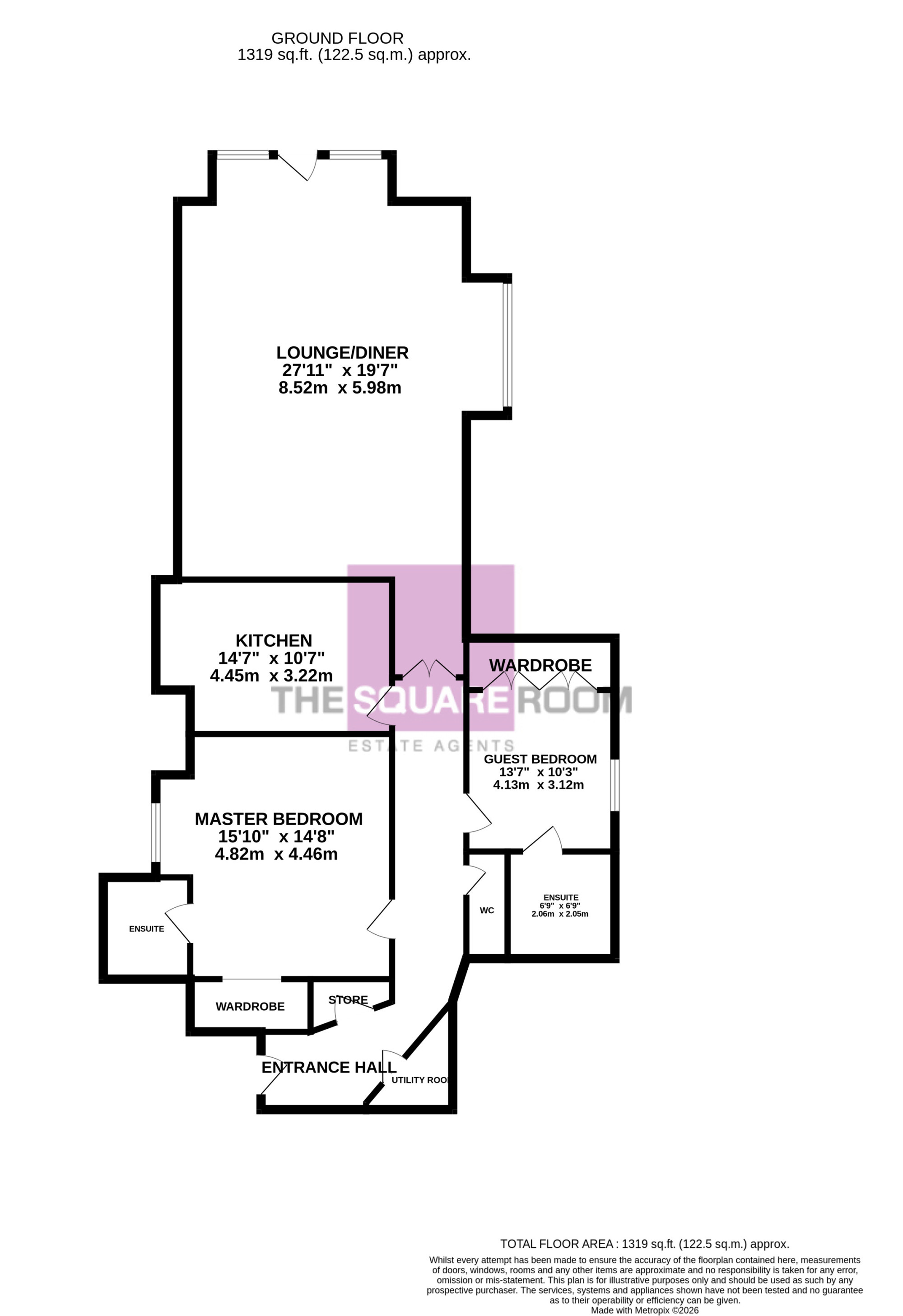 21, Poulton Drive, Poulton-Le-Fylde floorplan