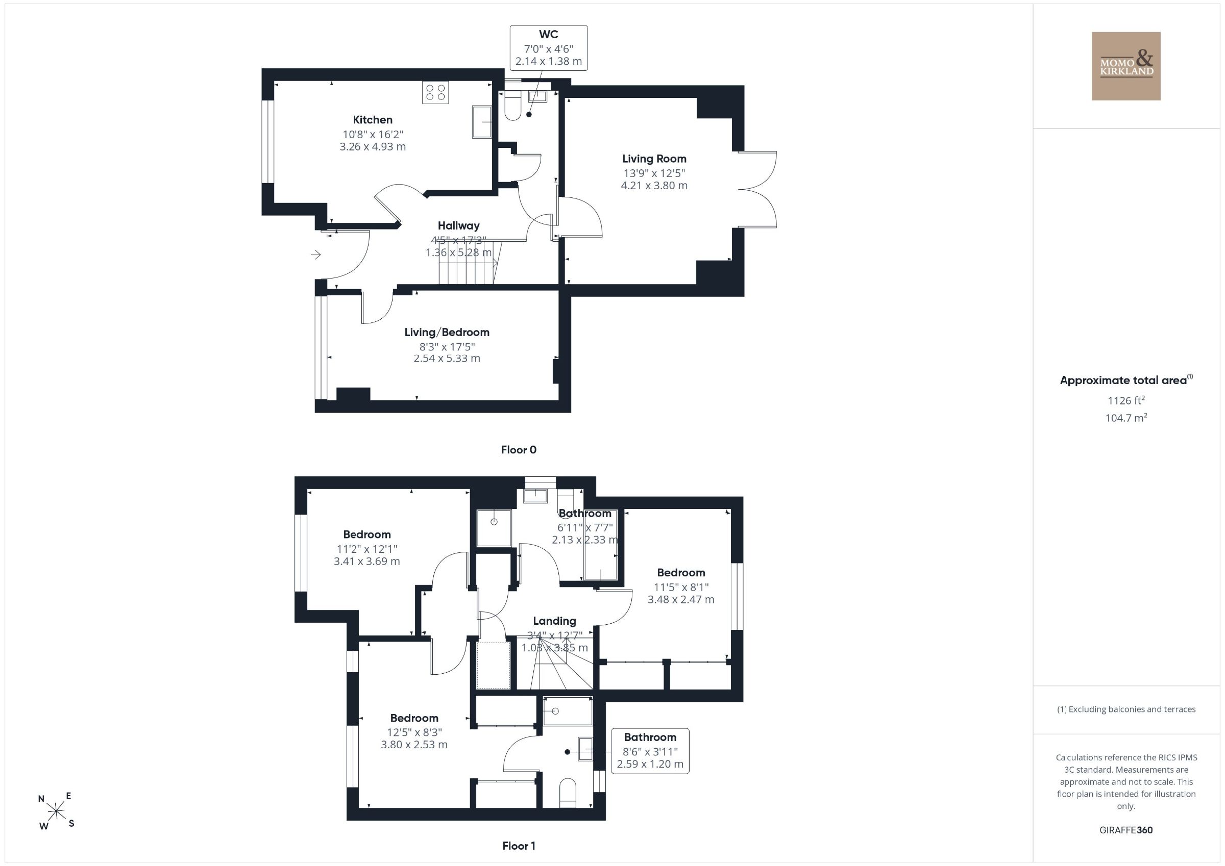 6 Birchwood Crescent, Glasgow floorplan