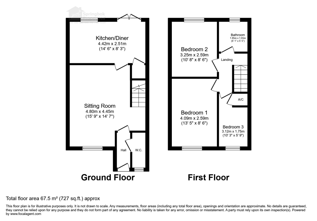 16, The Firs, Leicester floorplan