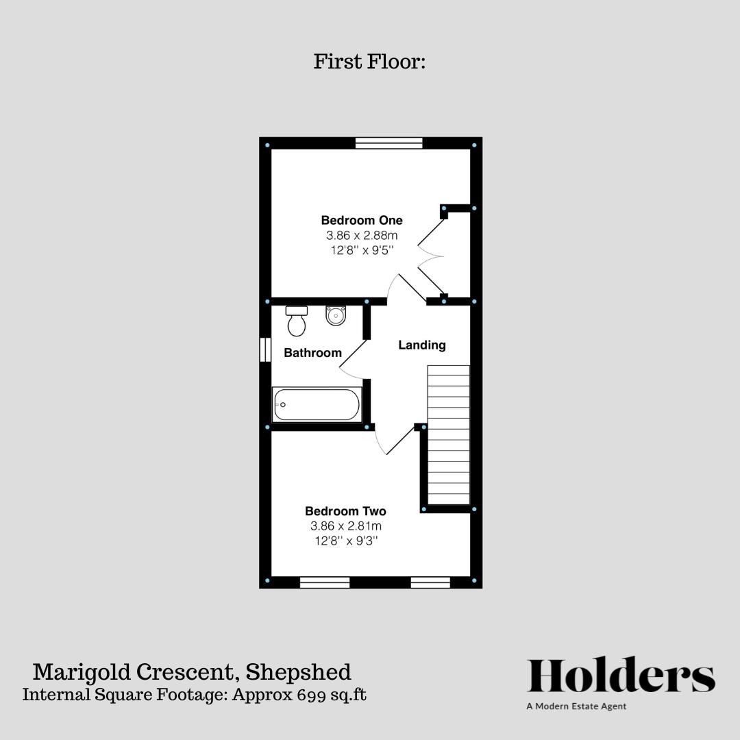 41, Marigold Crescent, Loughborough floorplan