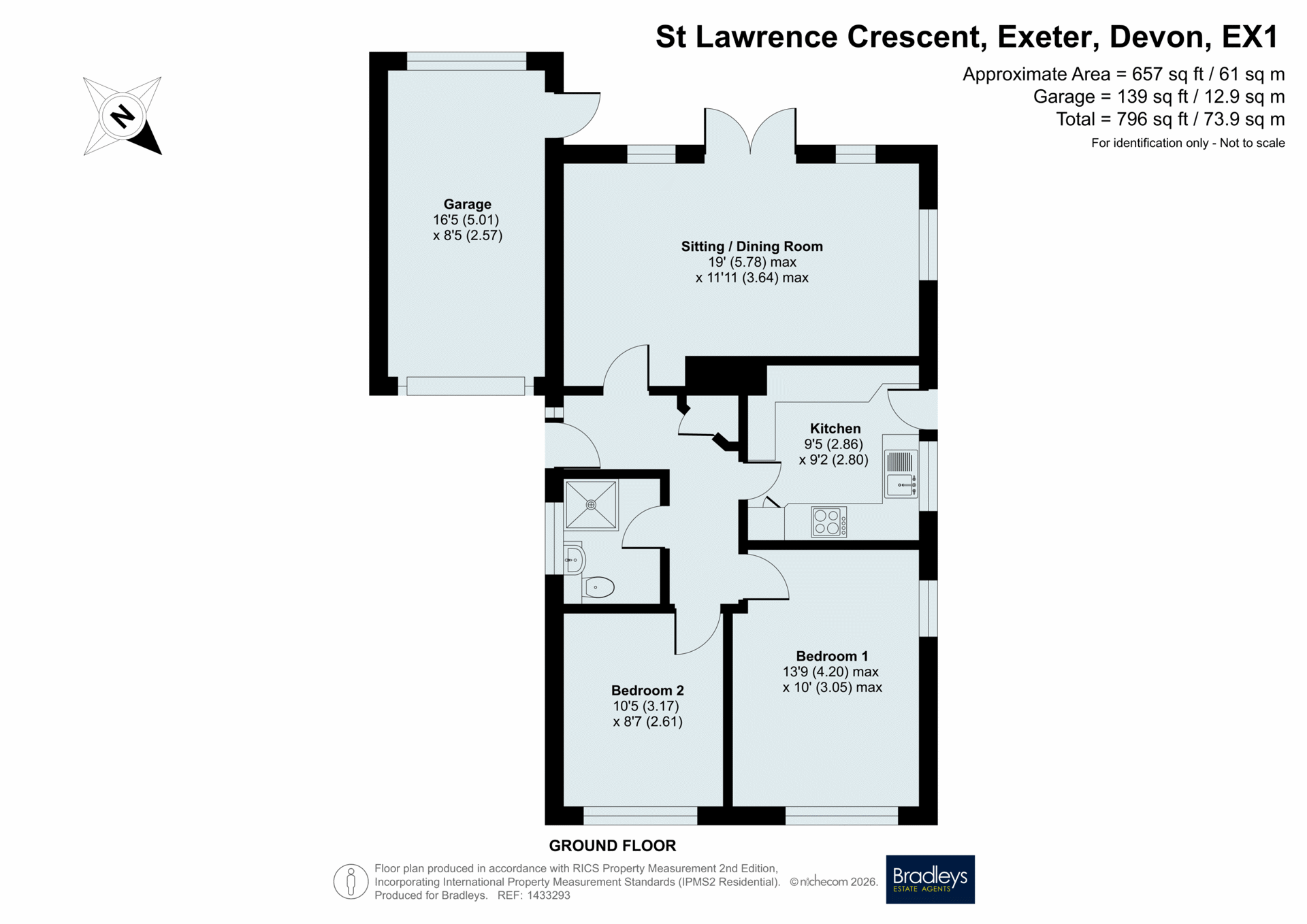 12, St Lawrence Crescent, Devon floorplan