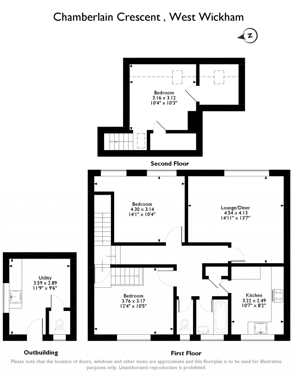 3 Bedrooms Maisonette for sale in Chamberlain Crescent, West Wickham BR4