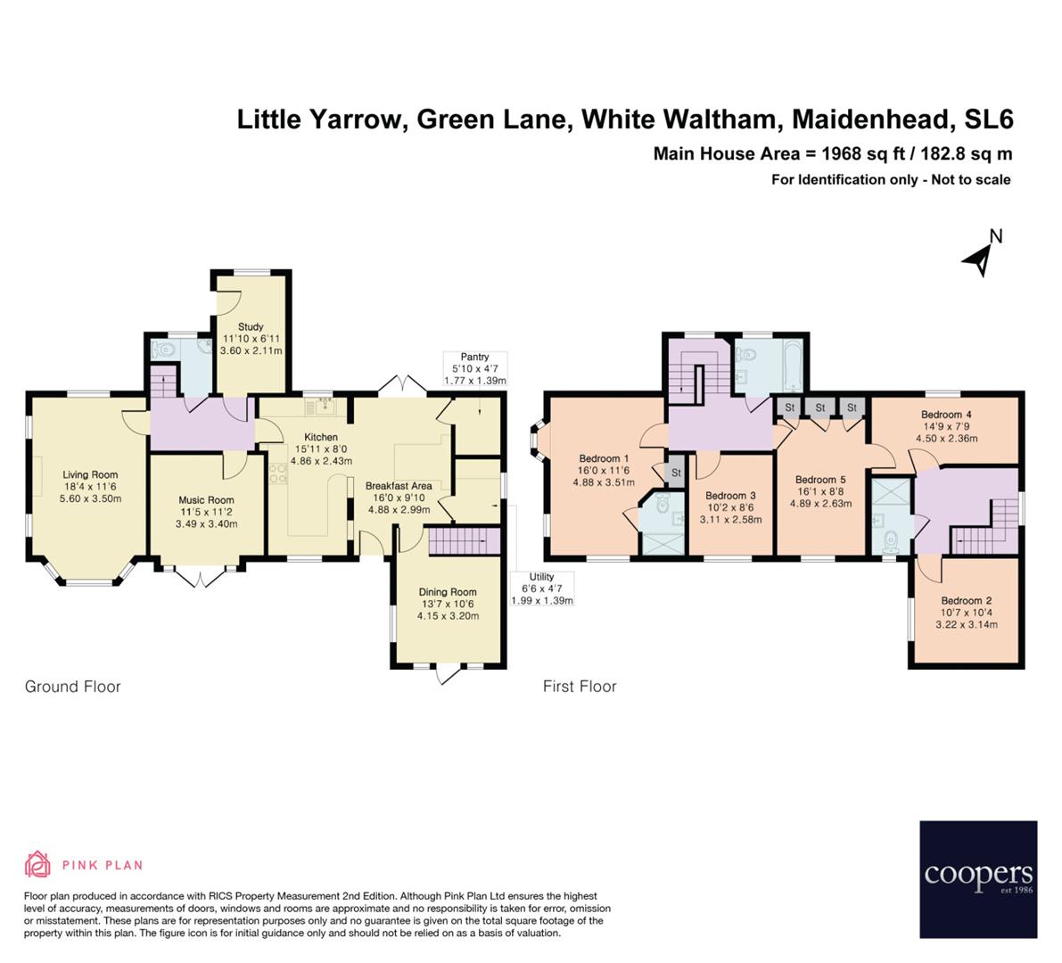 Little Yarrow, Green Lane, Maidenhead floorplan