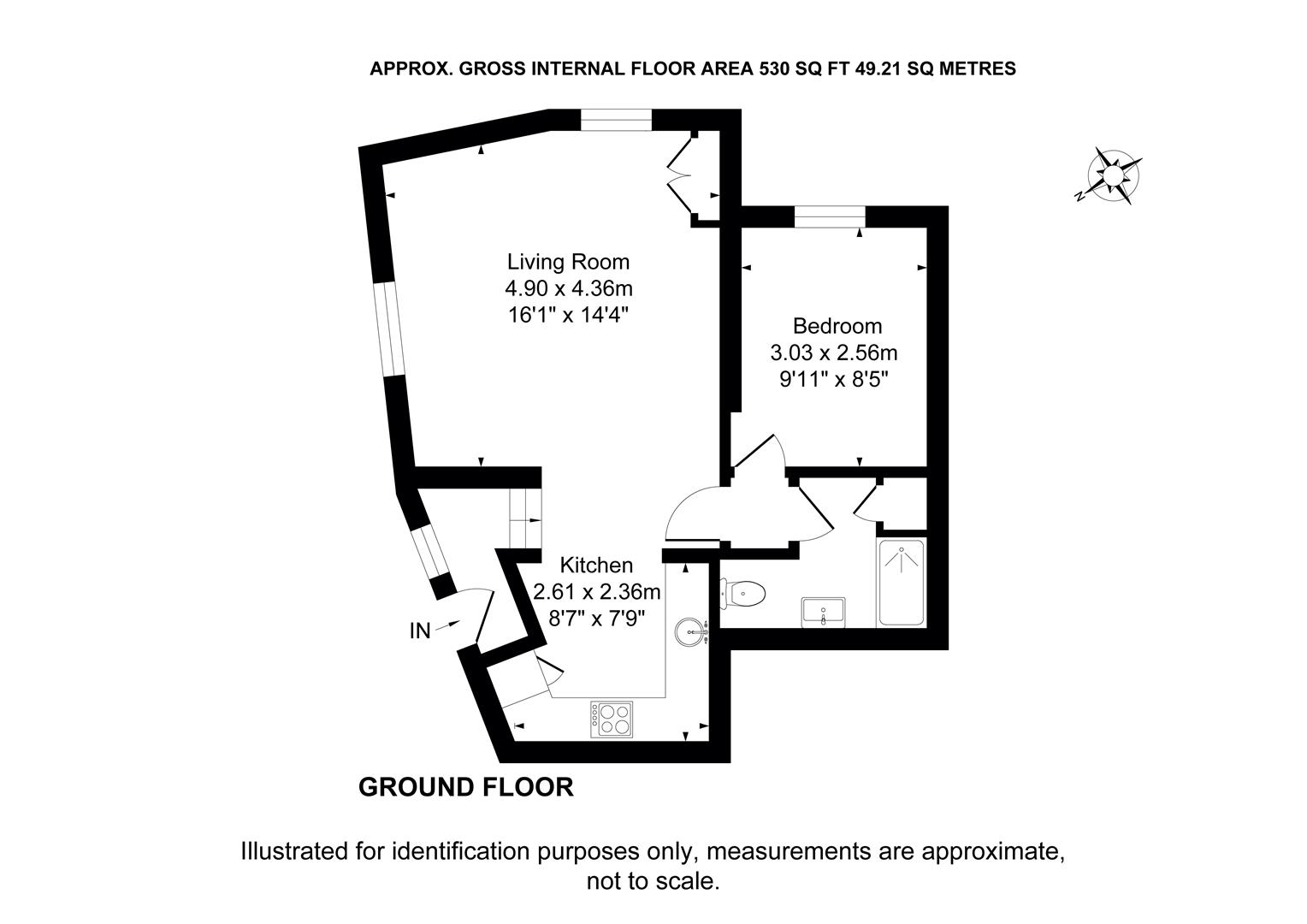 1, Walsden House, Thomas Street, Bristol floorplan
