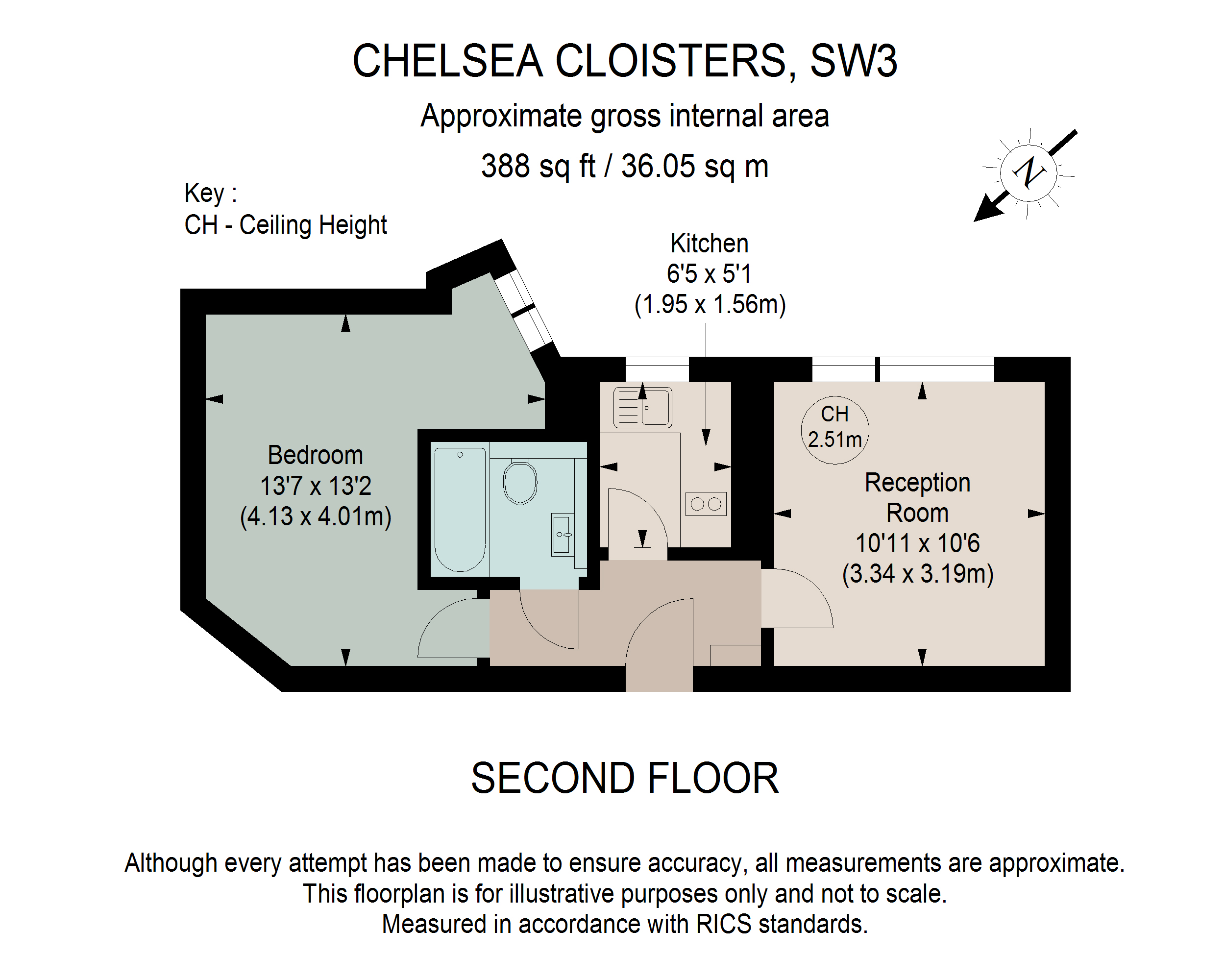 272,, Chelsea Cloisters, London floorplan
