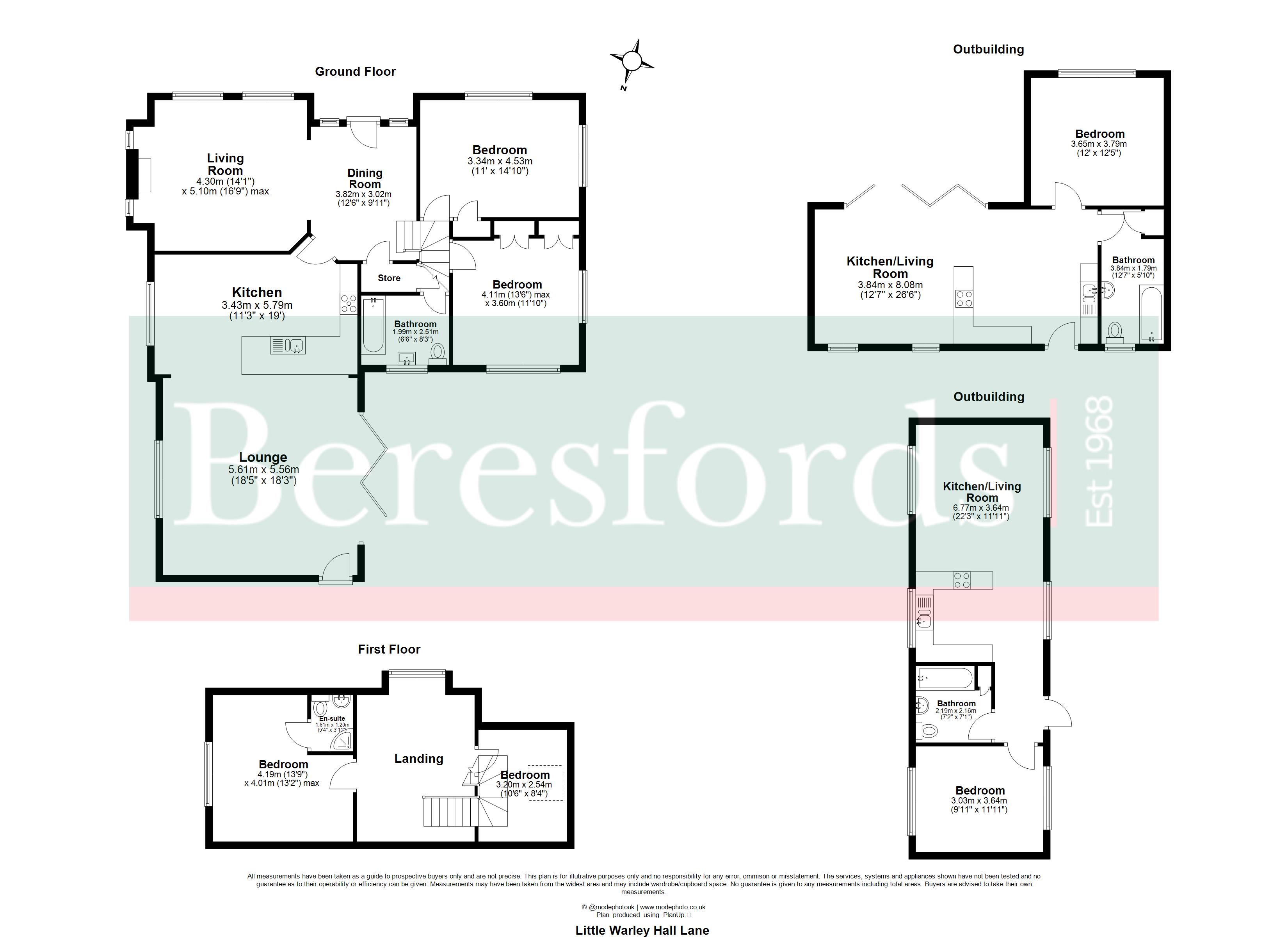 Woodend Farm,, Little Warley Hall Lane, Brentwood floorplan