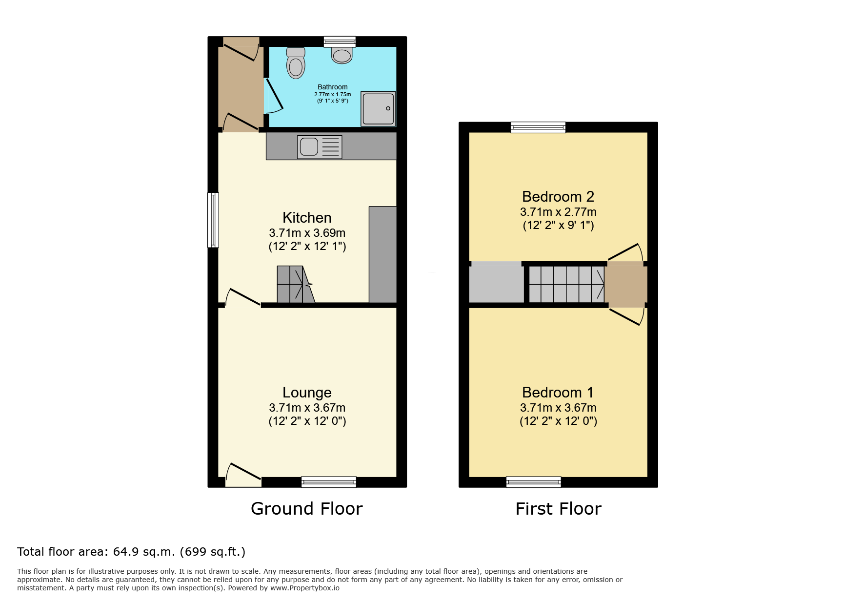 72, Etnam Street, Leominster floorplan