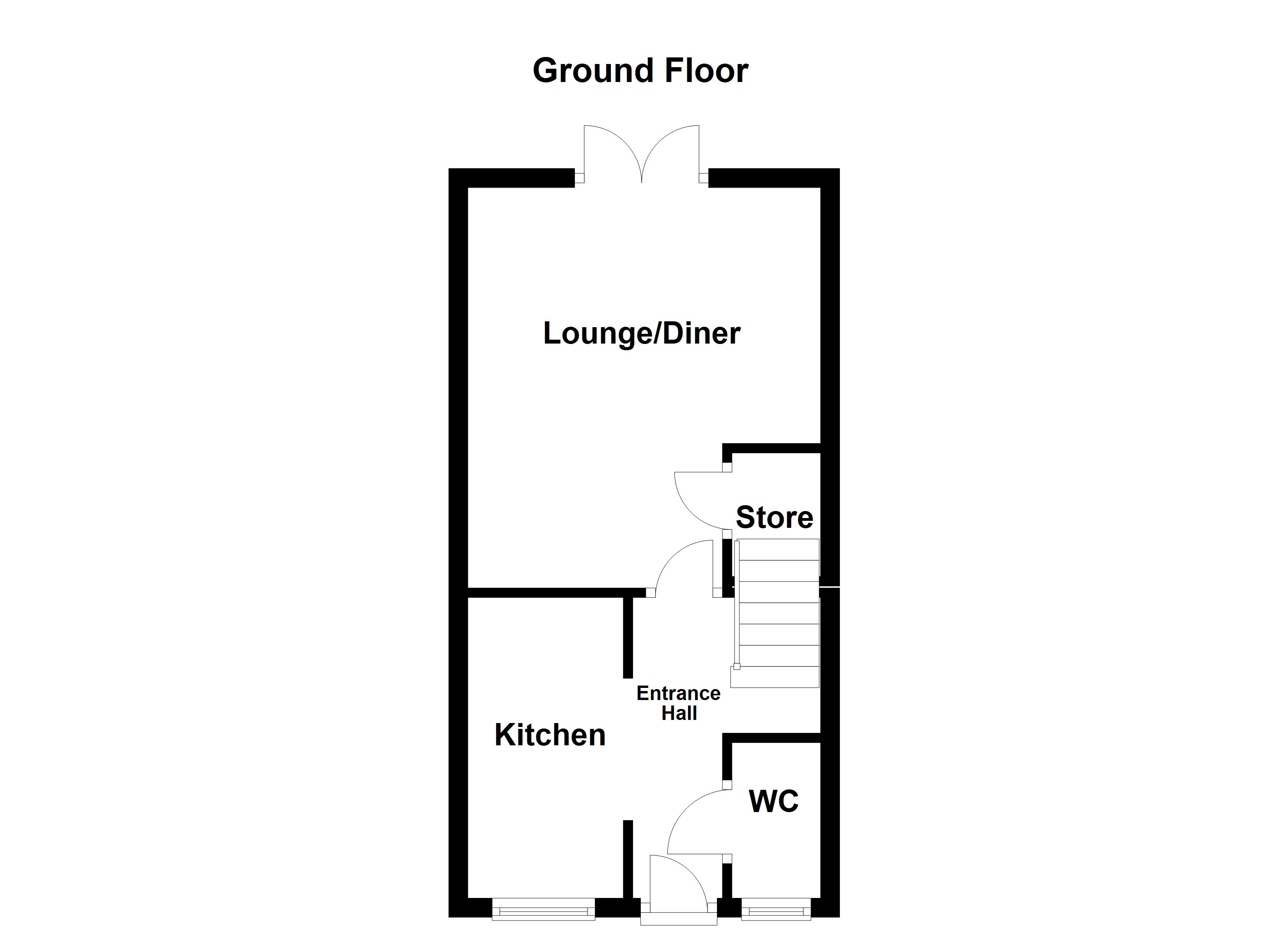 2 Bedrooms Town house for sale in High Street, New Sharlston, Wakefield WF4