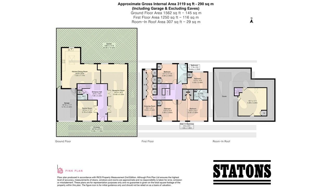 32, Kingwell Road, Hadley Wood floorplan