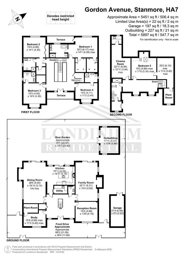 108, Gordon Avenue, Stanmore floorplan