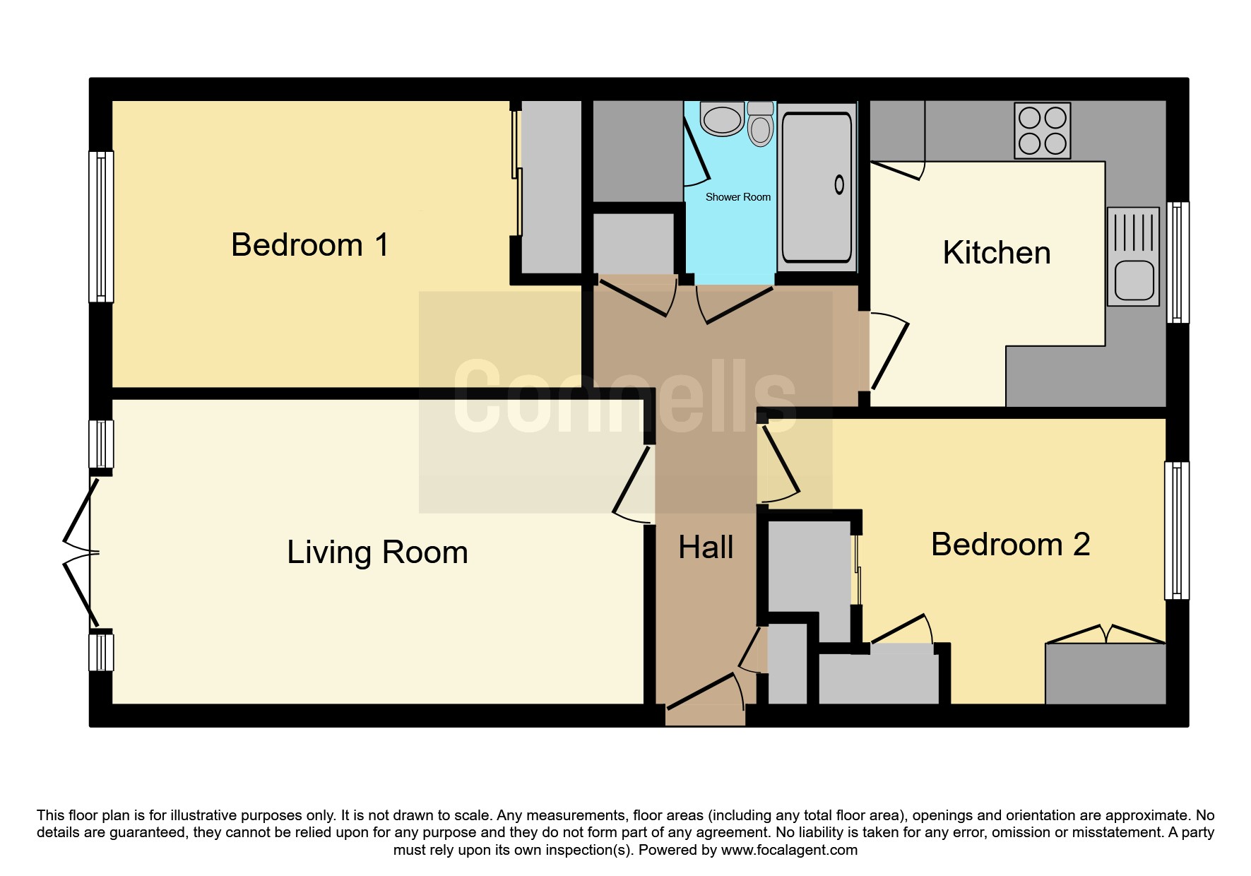 Flat 11, St Augusta Court, Batchwood View, St. Albans floorplan