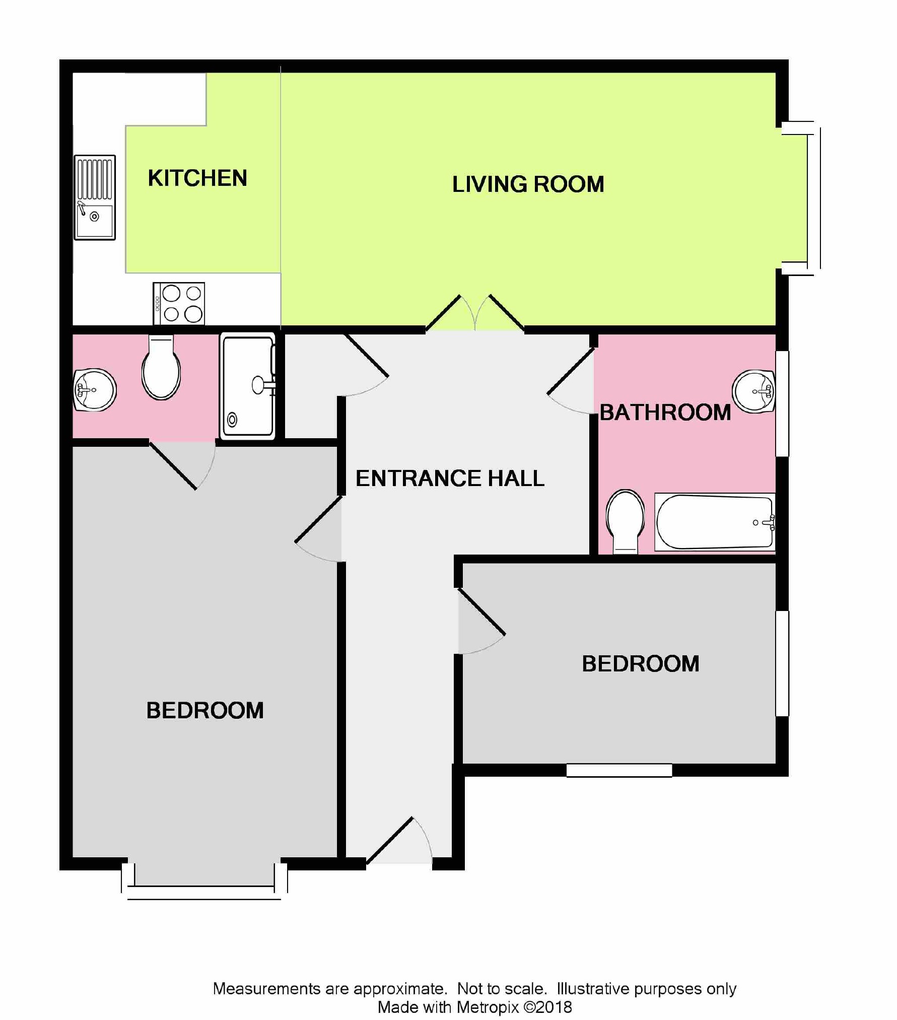 2 Bedrooms Flat for sale in Tagalie Square, Worthing, West Sussex BN13