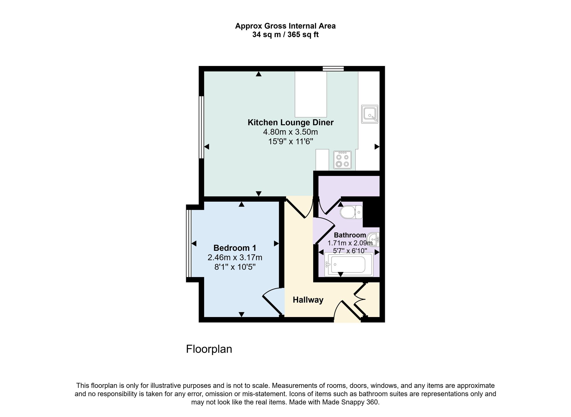 30 Bryony Gardens, Eastleigh floorplan