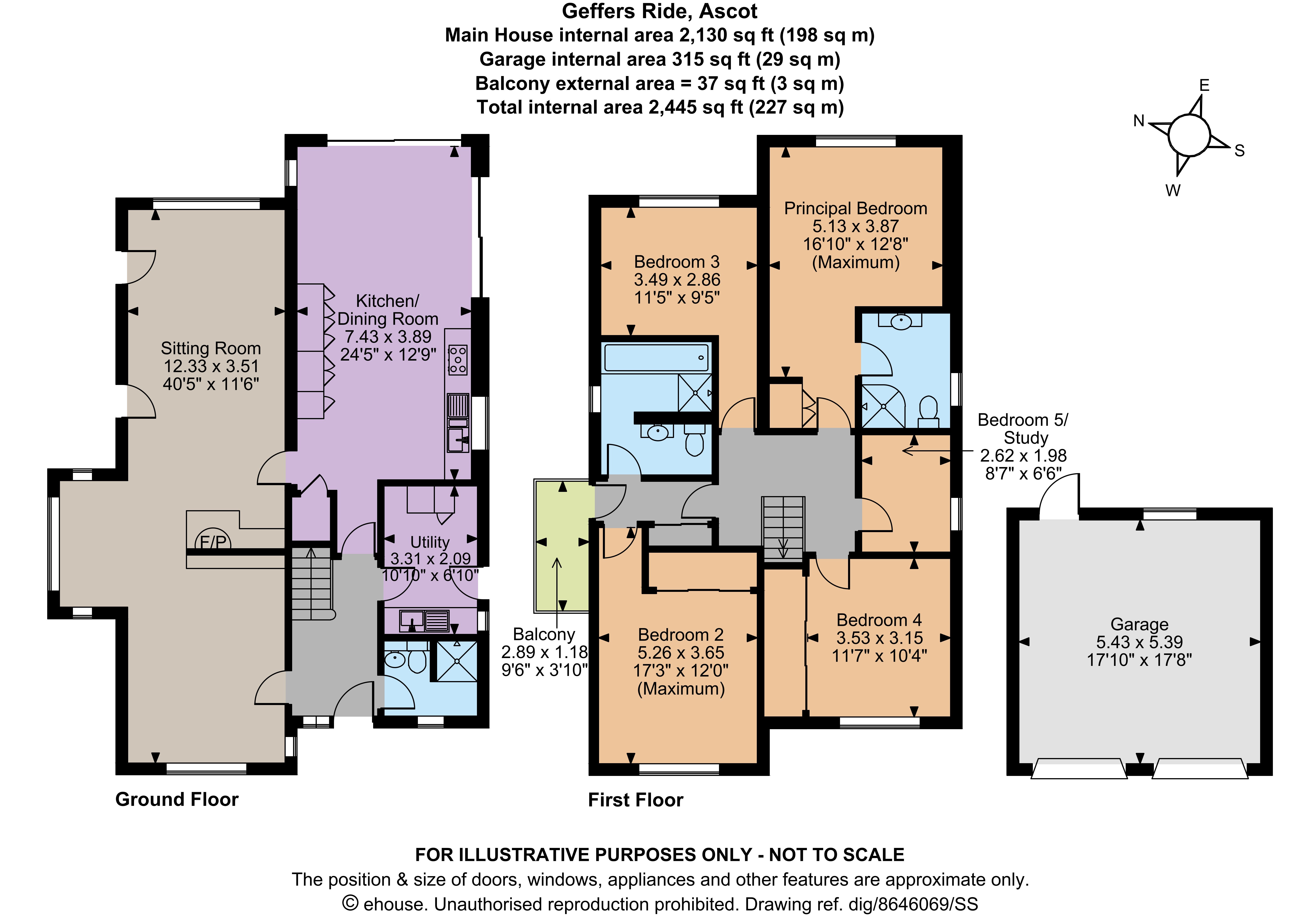 63, Geffers Ride, Berkshire floorplan