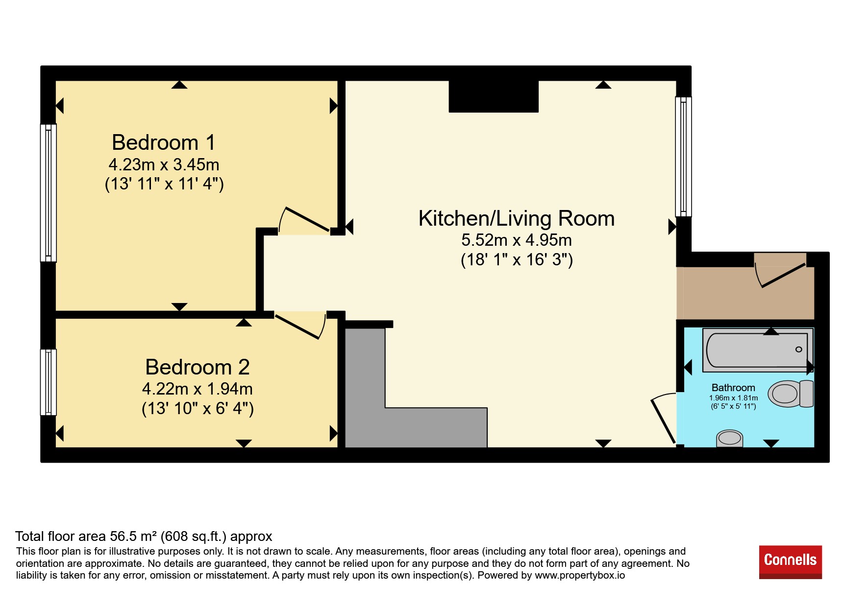 Flat 1, 826, Filton Avenue, Bristol floorplan