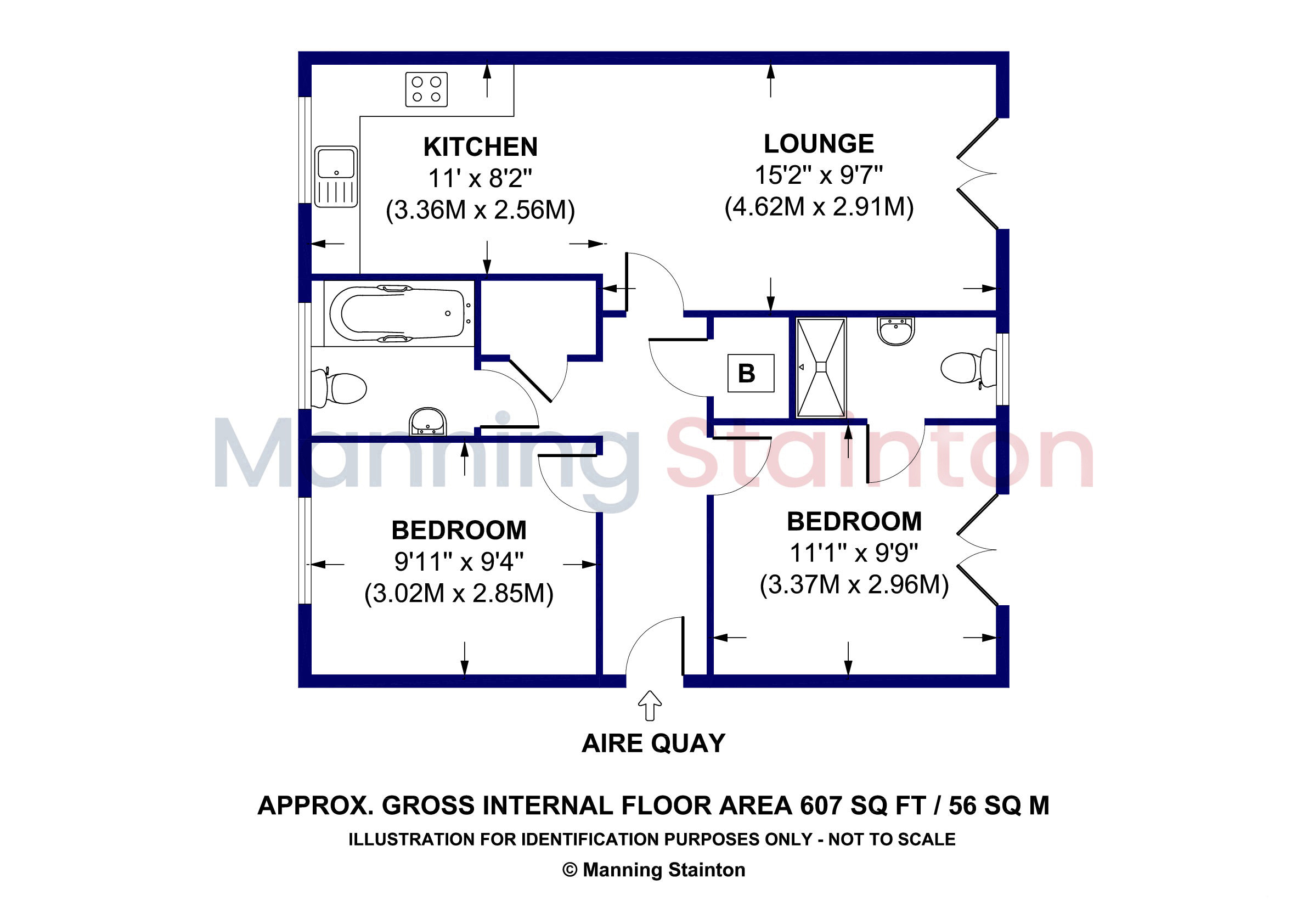 42, Aire Quay, Leeds floorplan
