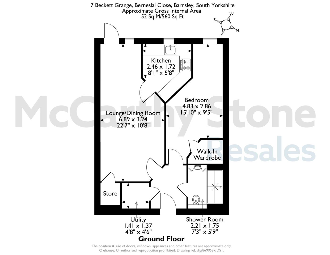 7 Beckett Grange, Berneslai Close, Barnsley floorplan
