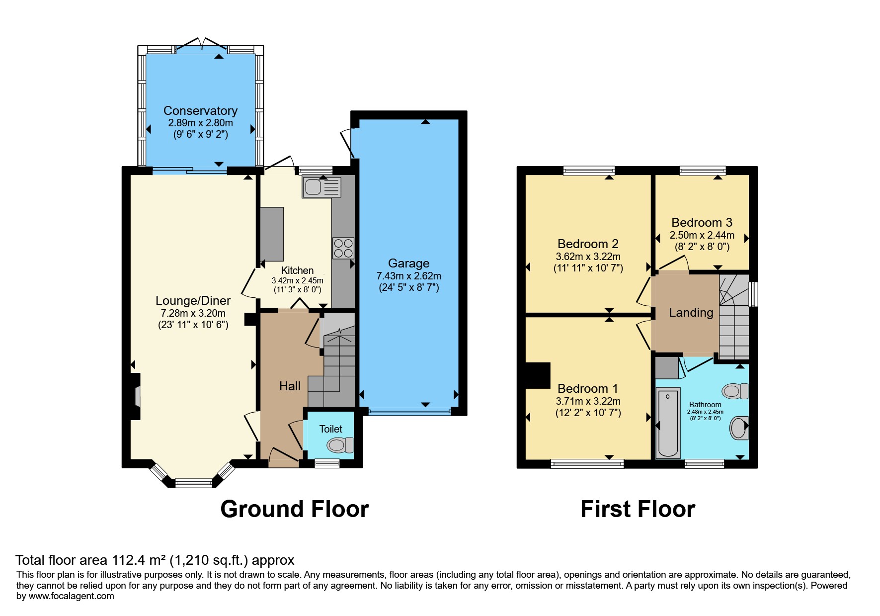 75, Keene Way, Chelmsford floorplan