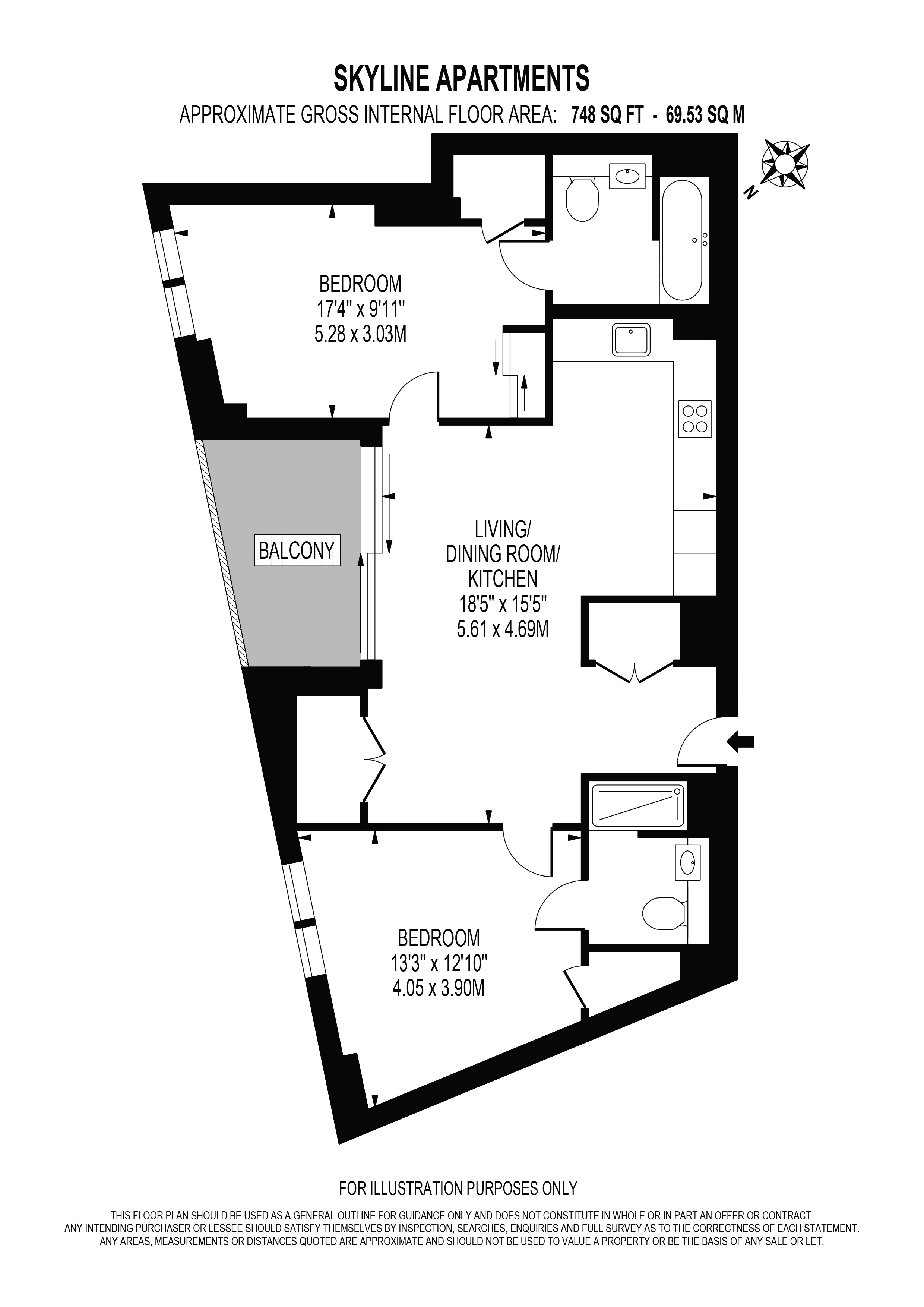 No Street Name Specified, London floorplan