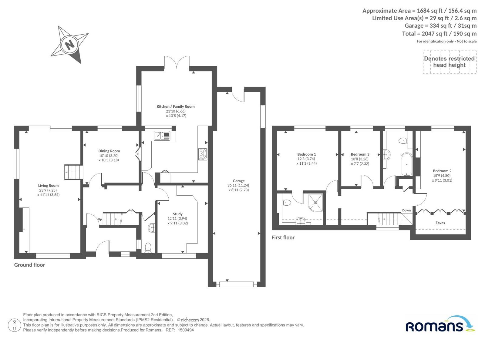 27, Copse Avenue, Farnham floorplan
