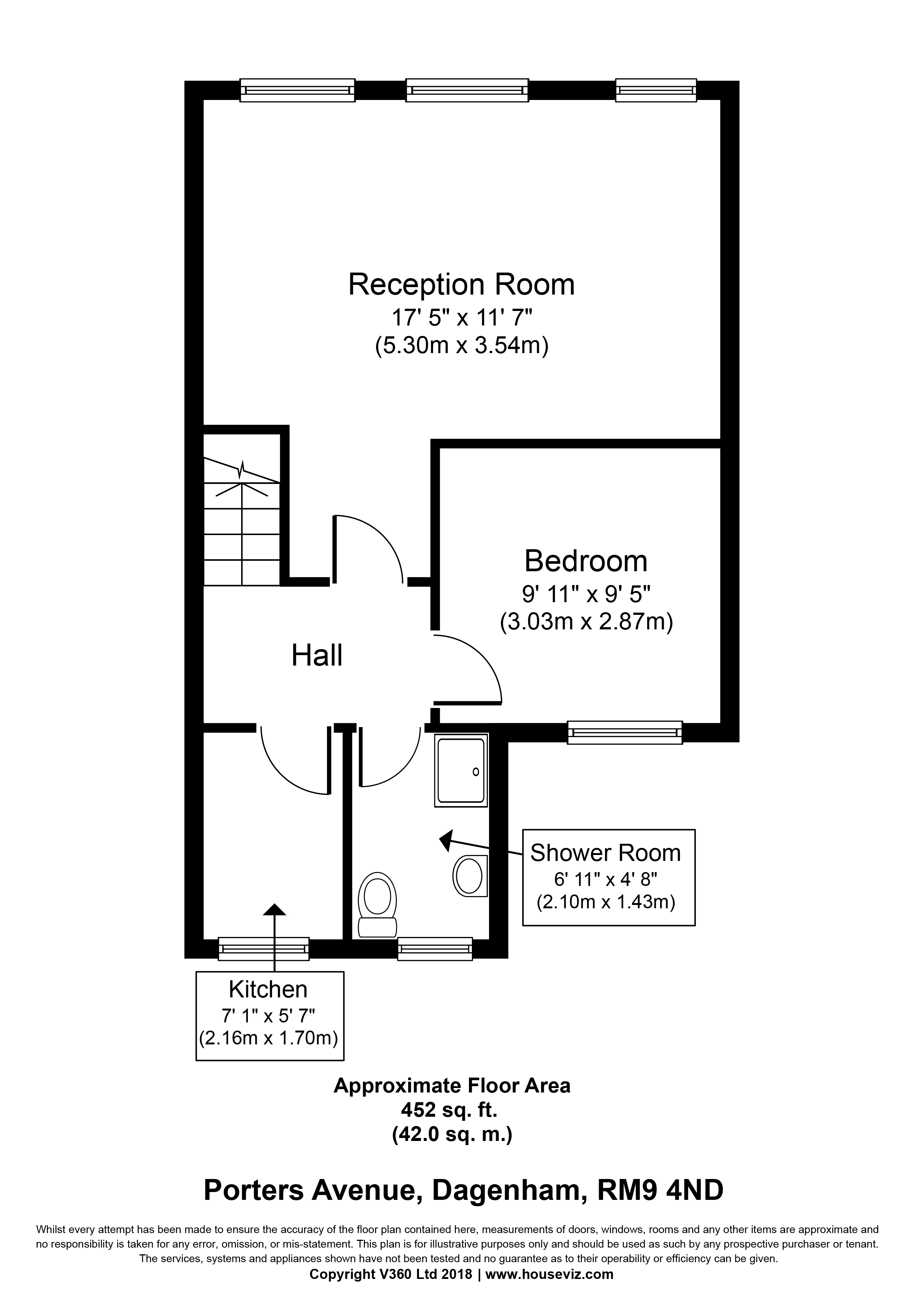 1 Bedrooms Flat to rent in Porters Avenue, Dagenham RM9