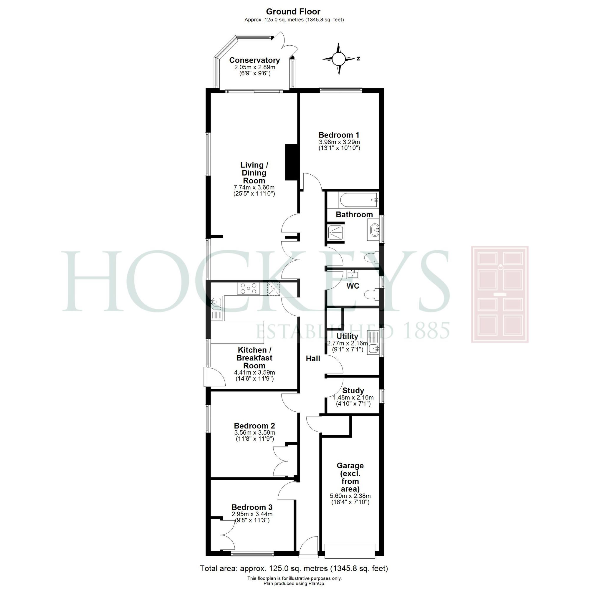 22 Tiverton Way, Cambridge floorplan