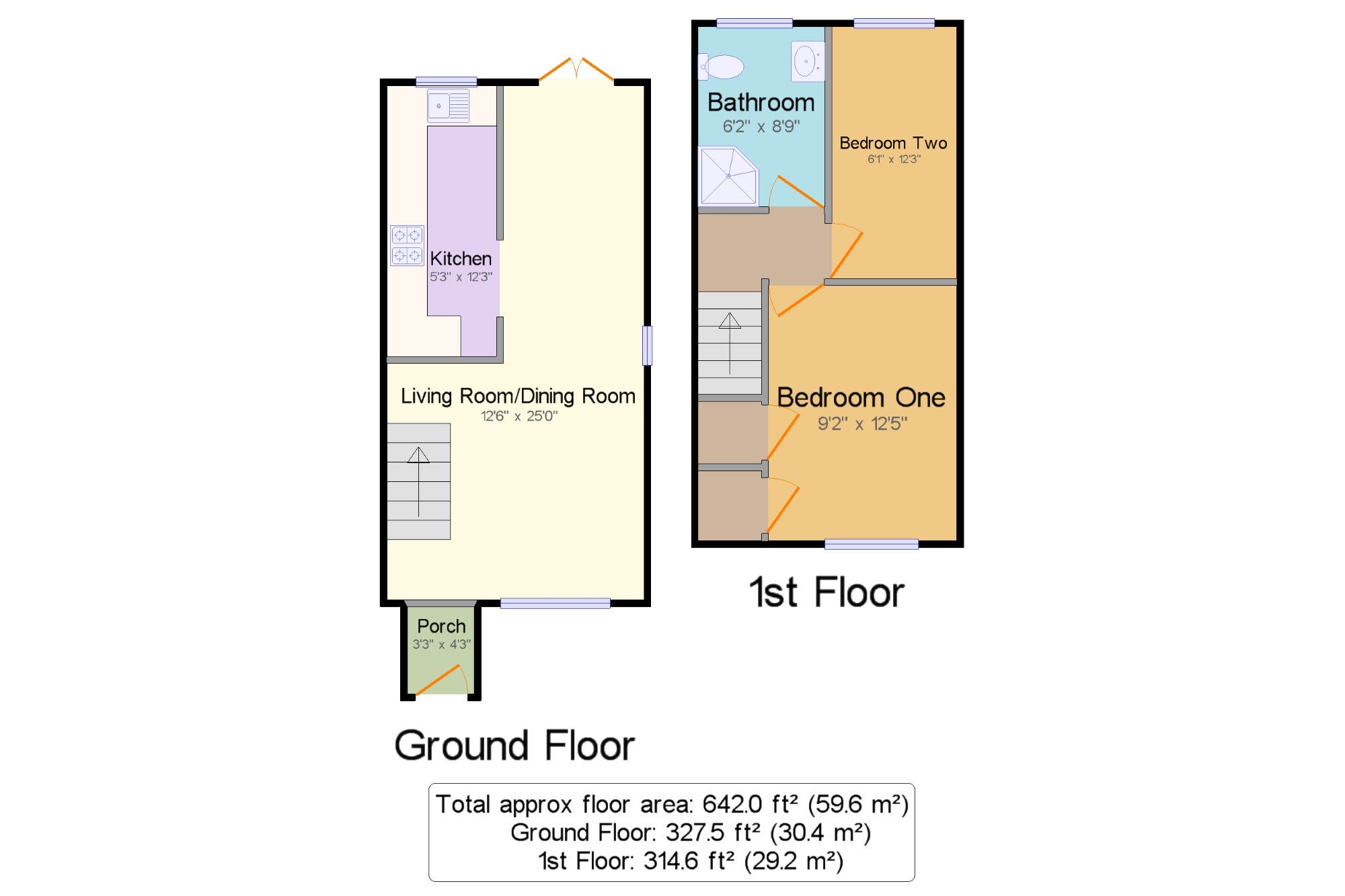 2 Bedrooms End terrace house for sale in Spences Lane, Lewes, East Sussex BN7