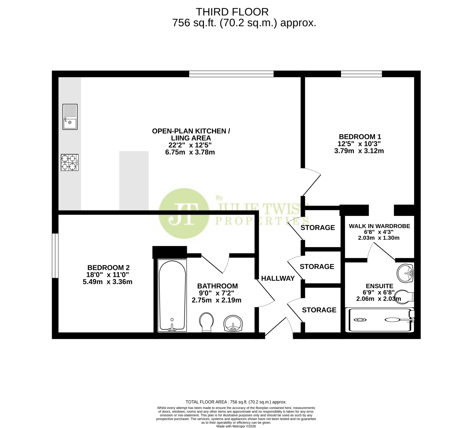 1 Vesta Street, Manchester floorplan