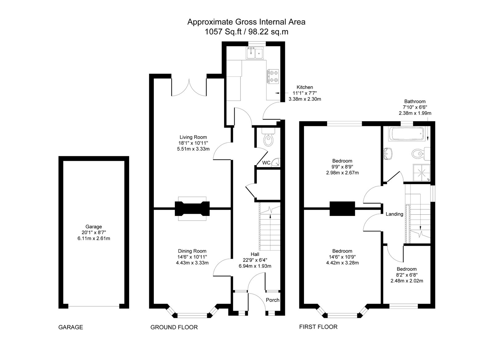 5, Avondale Road, Nottingham floorplan