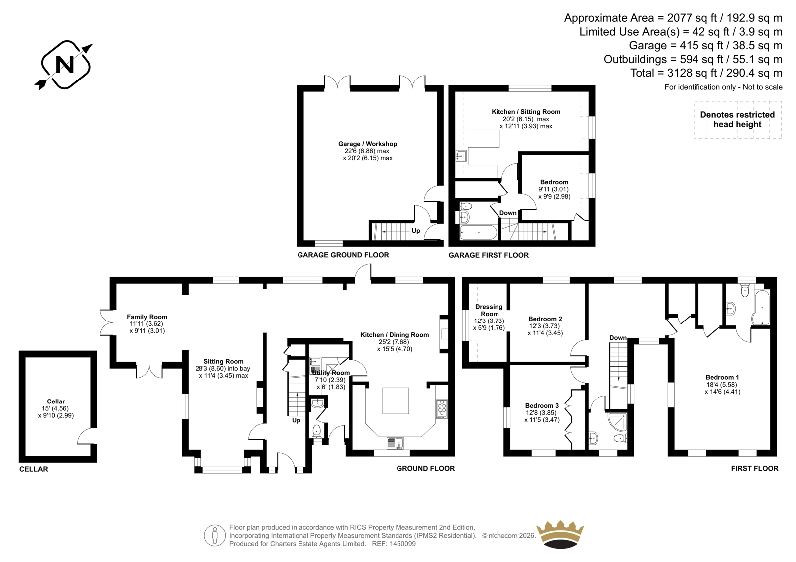 Overbridge House,, Frith End, Hampshire floorplan