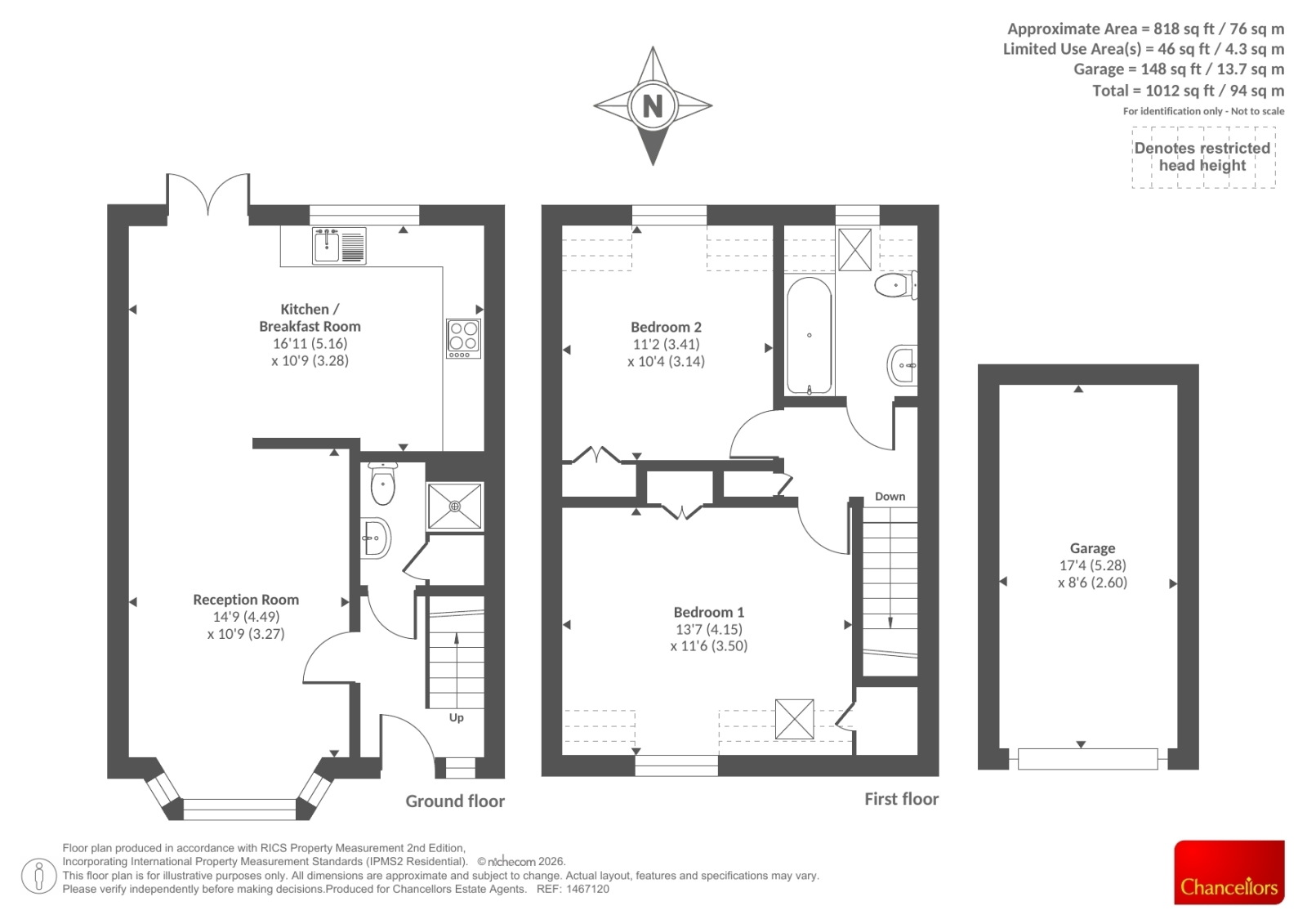 21 THE LANES, The Lanes, Bampton floorplan