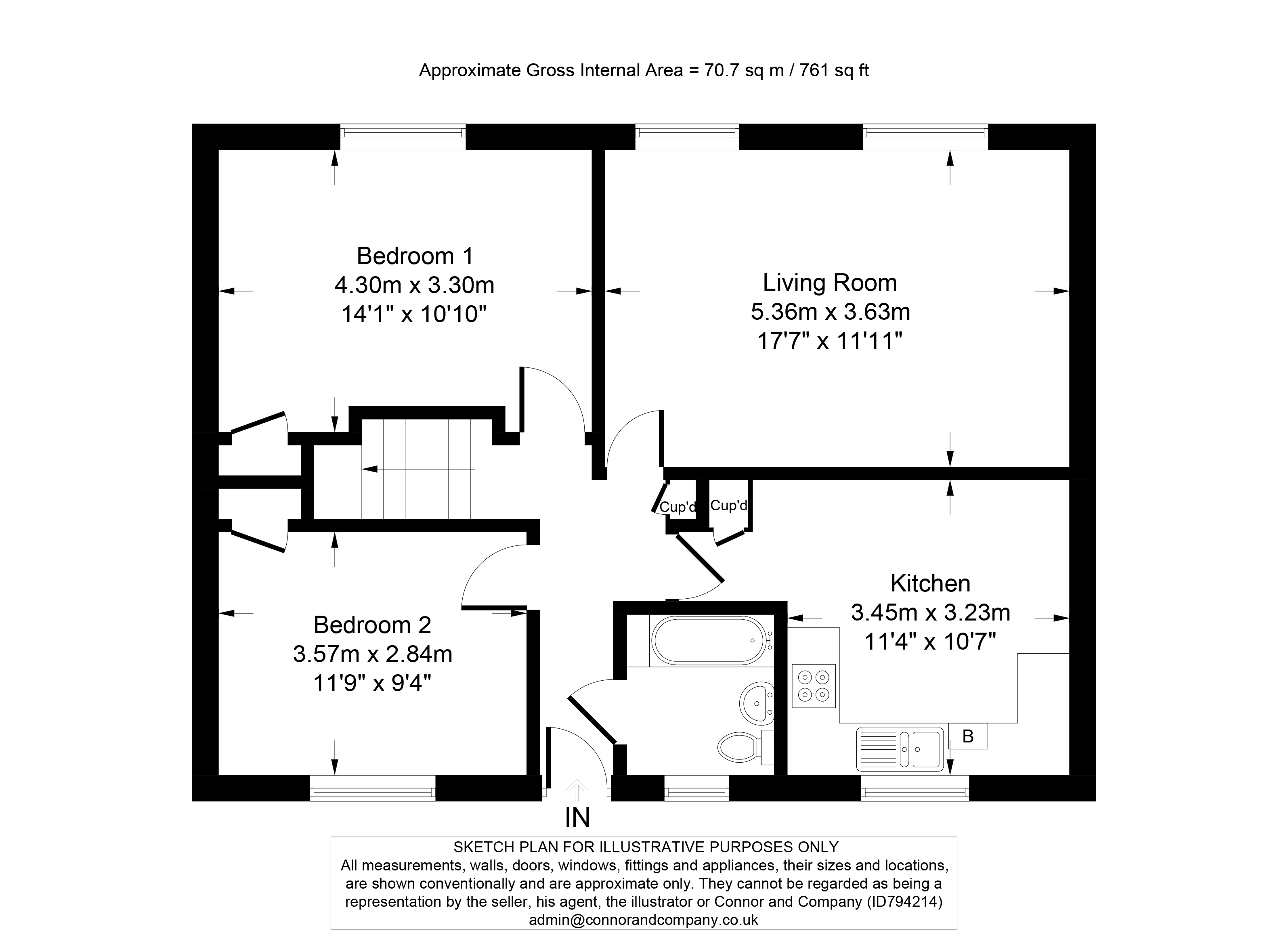 70, Severn Road, Cheltenham floorplan