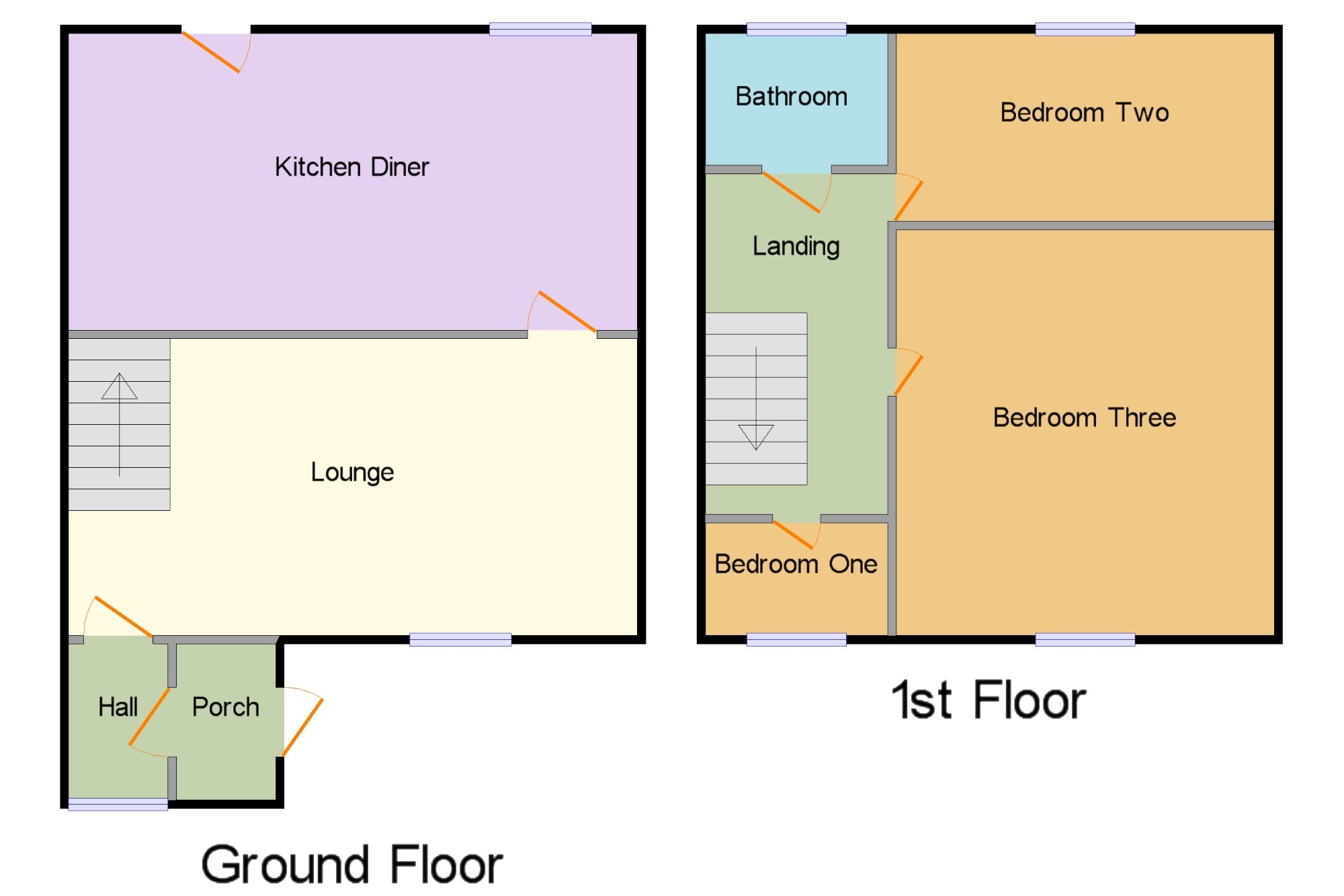 3 Bedrooms Terraced house for sale in Cherington Close, Worcester, Worcestershire WR4