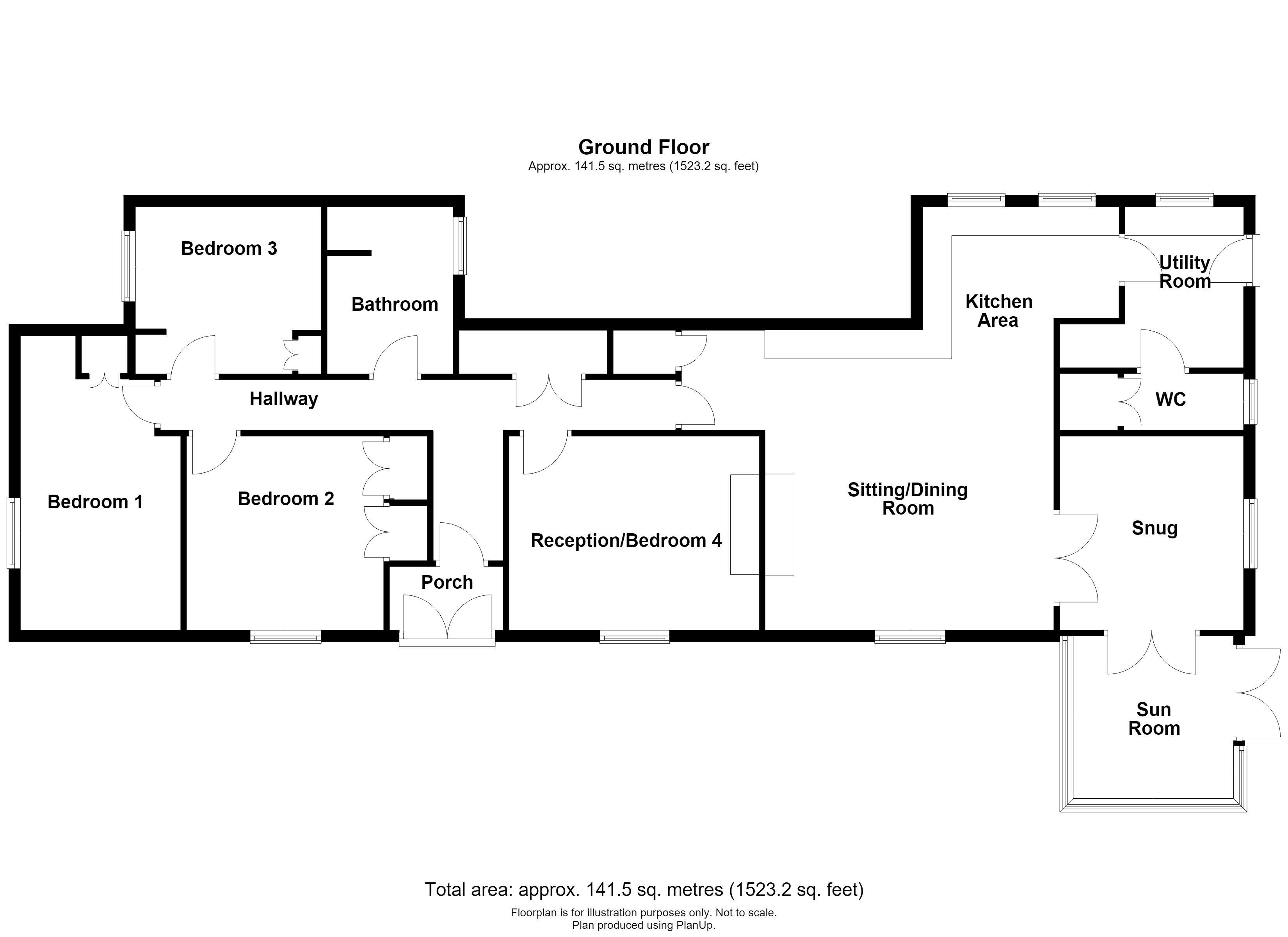 The Barnes,, Bosherston, Pembrokeshire floorplan