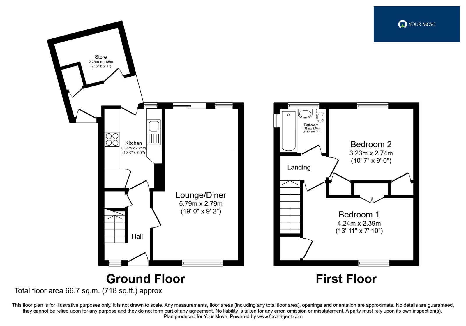 Swinford Avenue, Leicestershire floorplan
