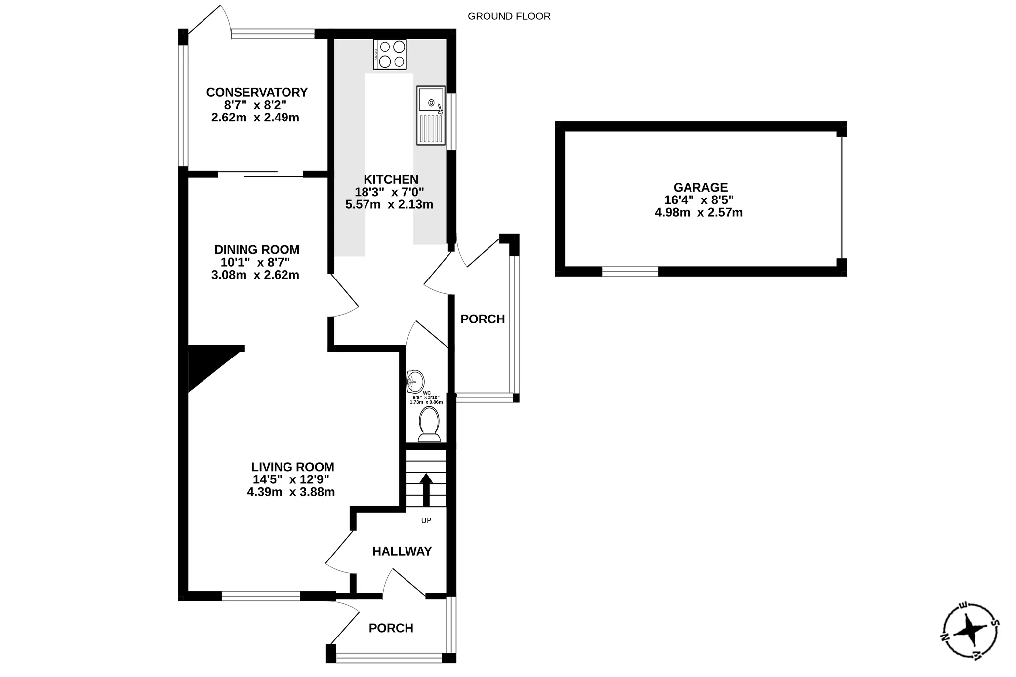 11, Cooil Drive, Douglas floorplan