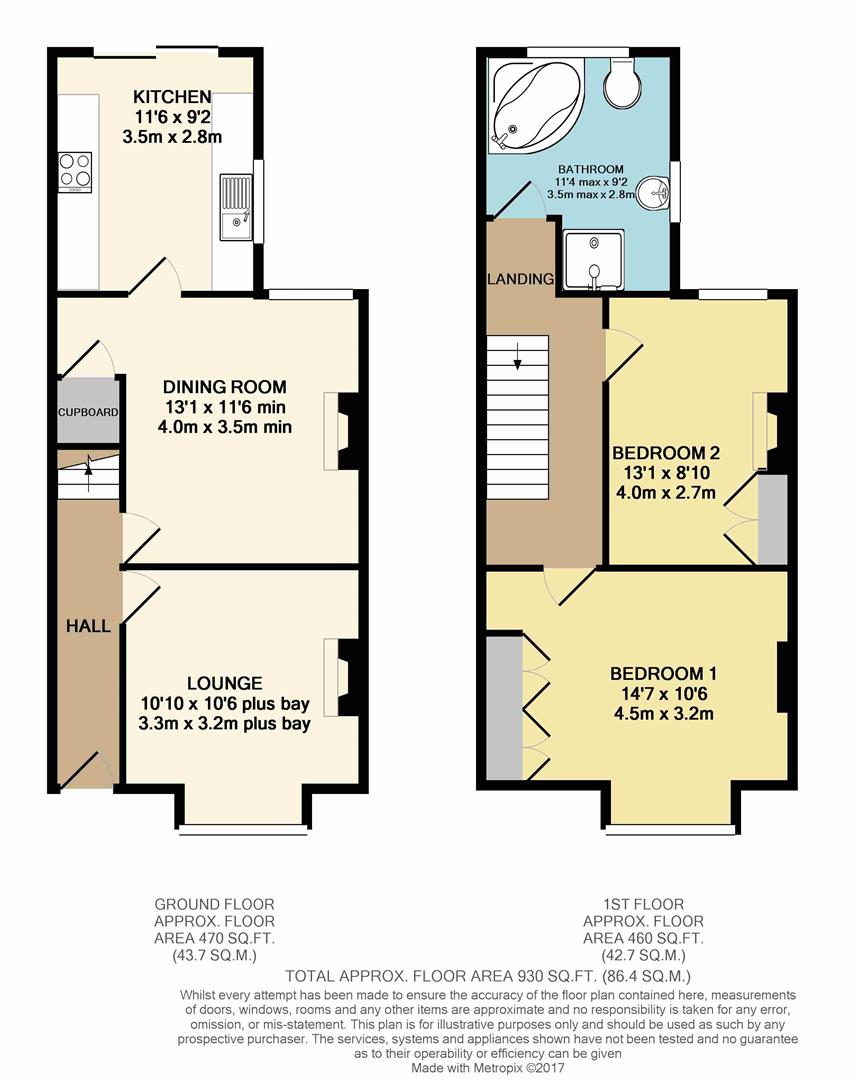 17, Princes Avenue, WITHERNSEA floorplan