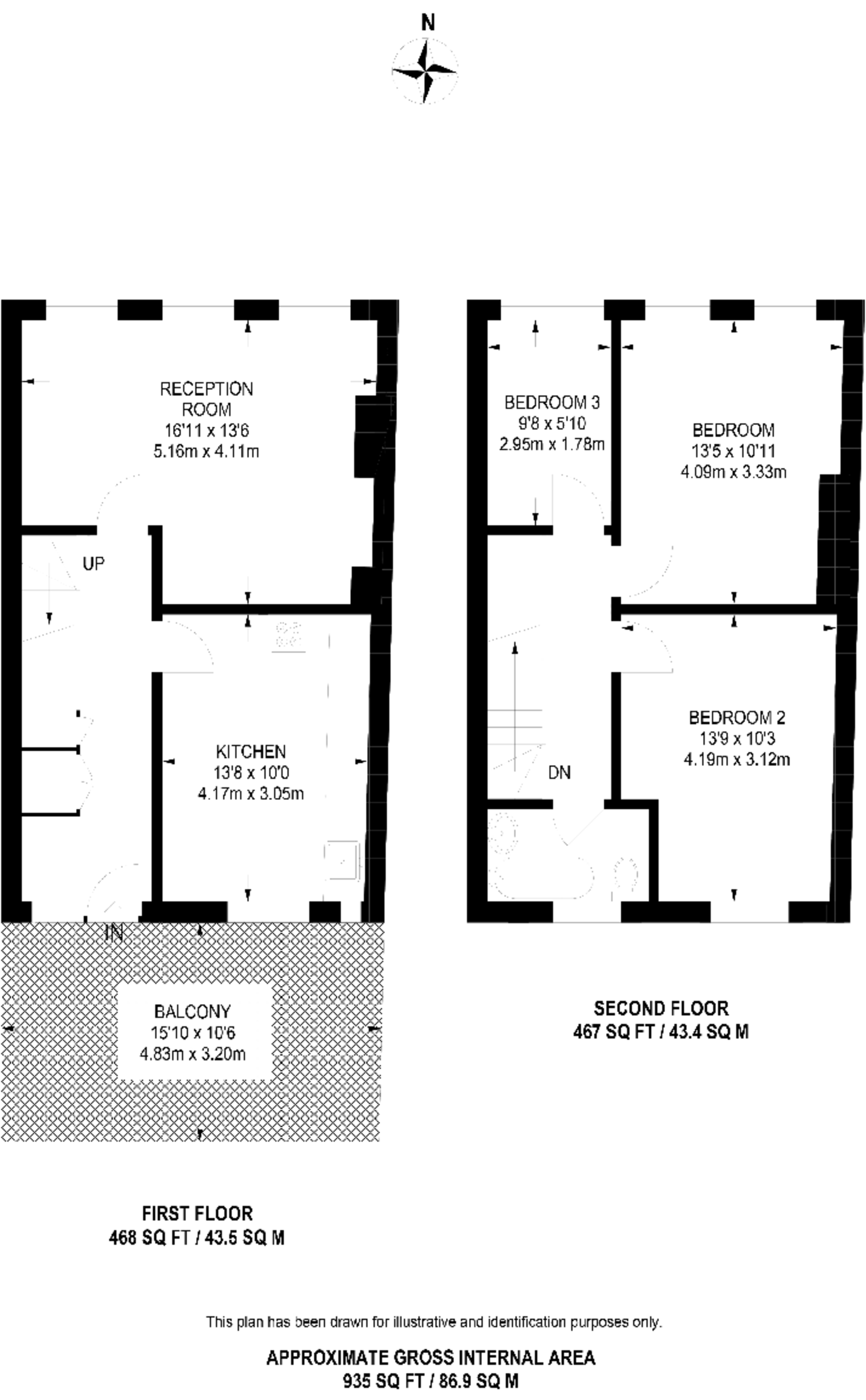 Burwood Close, Tolworth floorplan