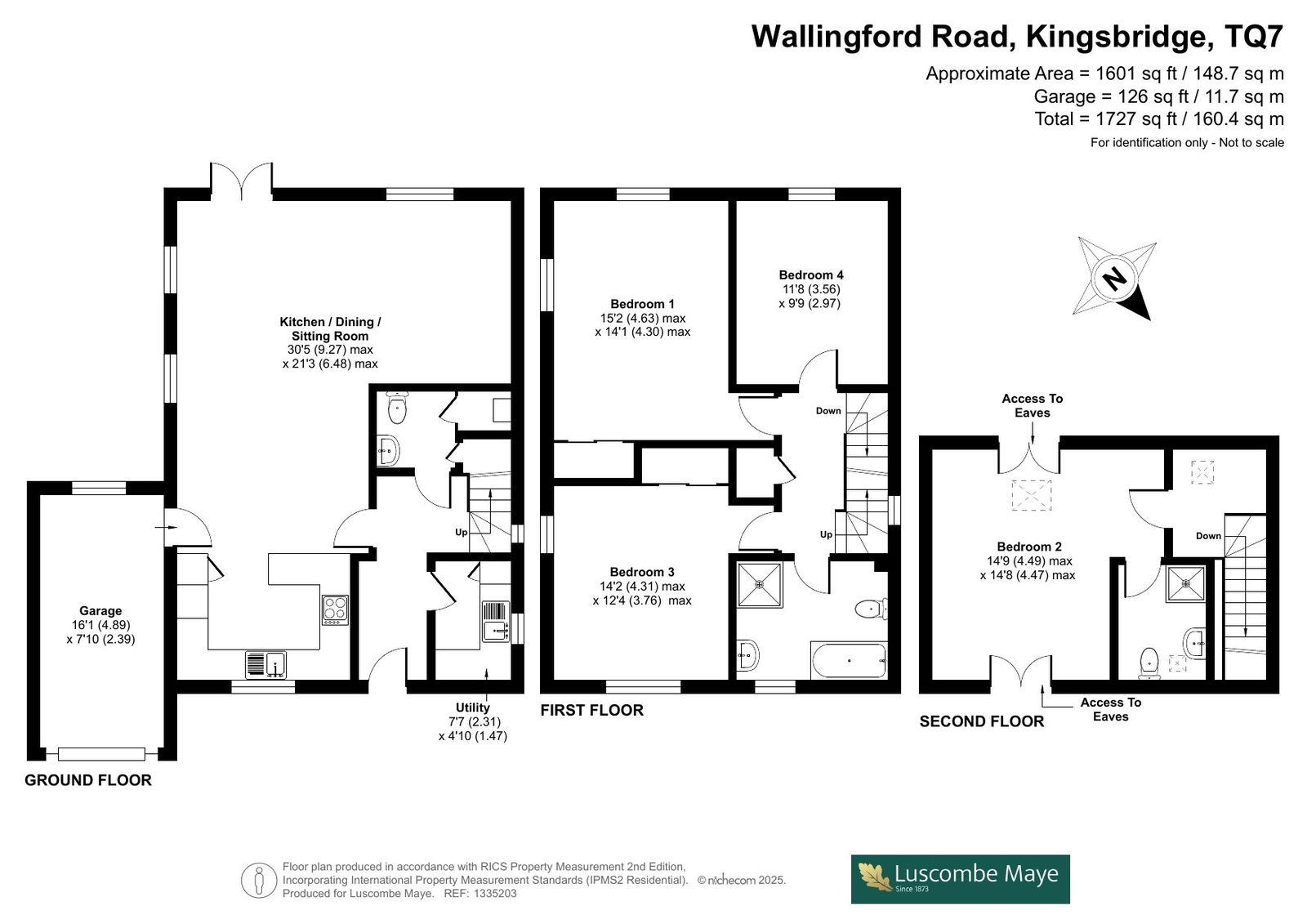 76, Wallingford Road, Kingsbridge floorplan