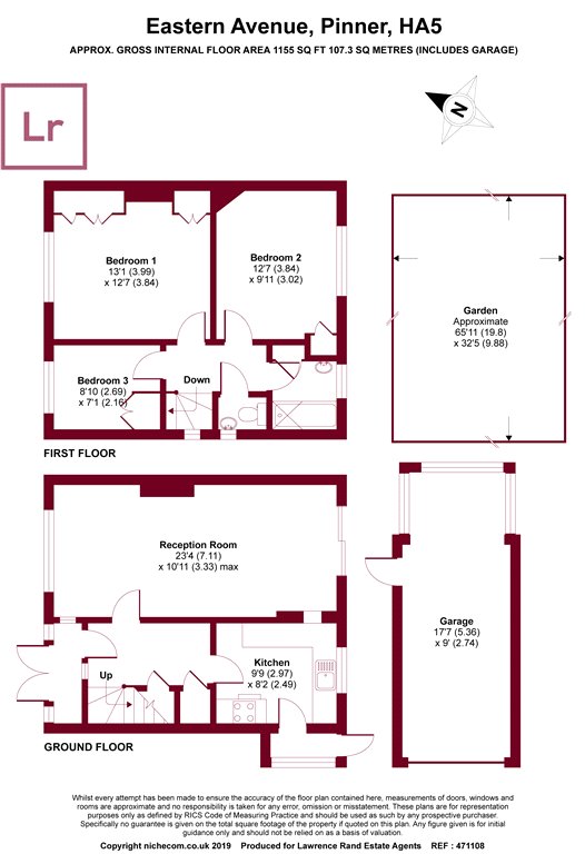 3 Bedrooms End terrace house to rent in Eastern Avenue, Pinner, Middlesex HA5