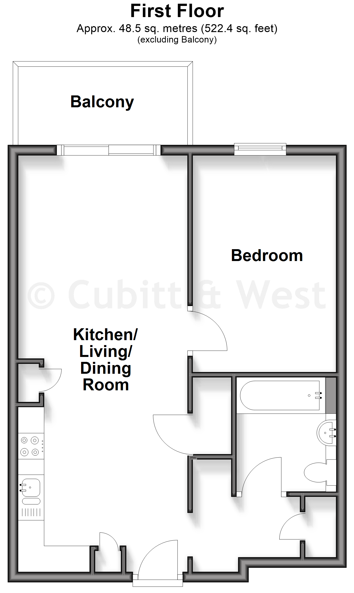 Winslar, Ladybower Road, Worthing floorplan