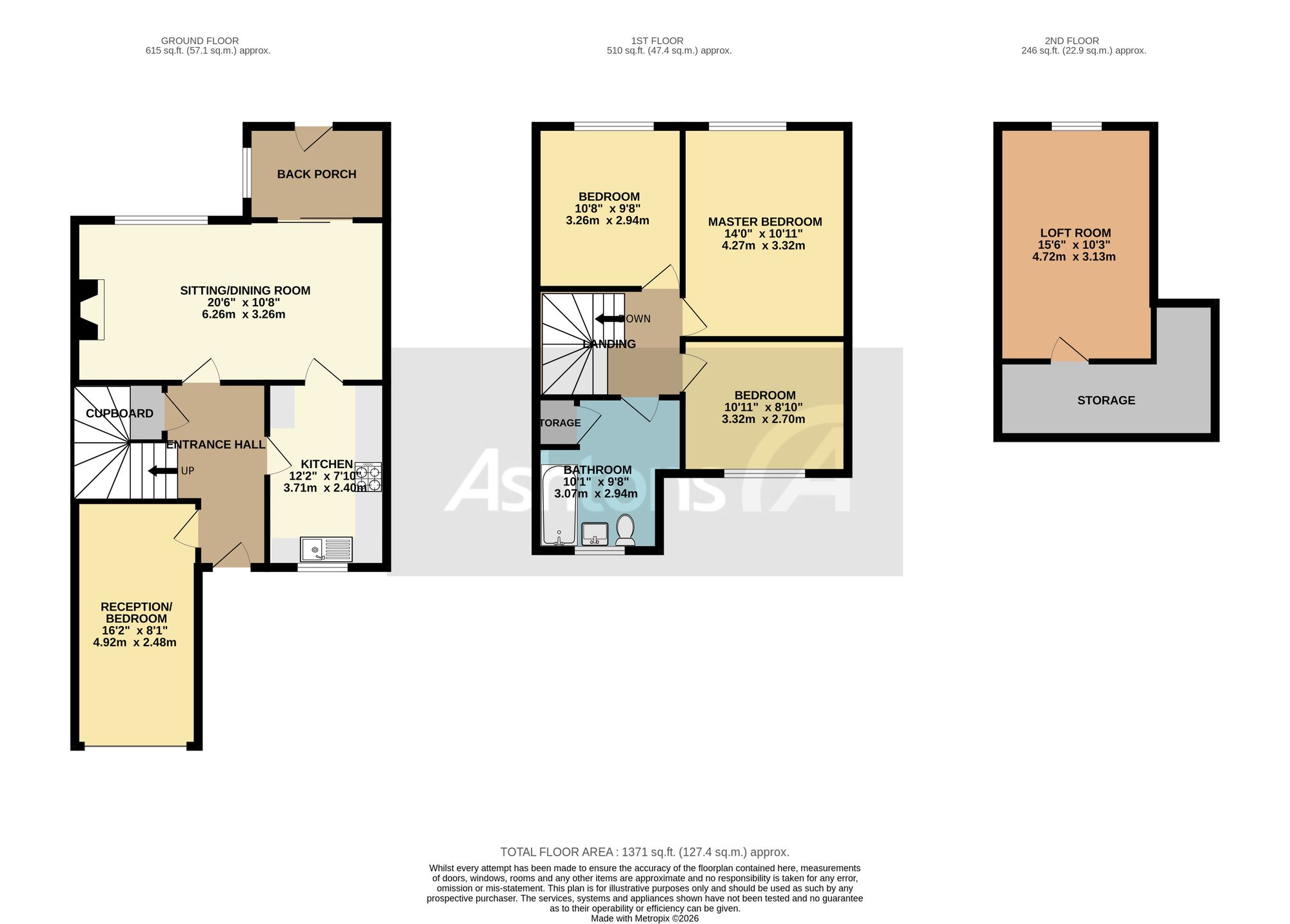 57 Anderson Close, Warrington floorplan